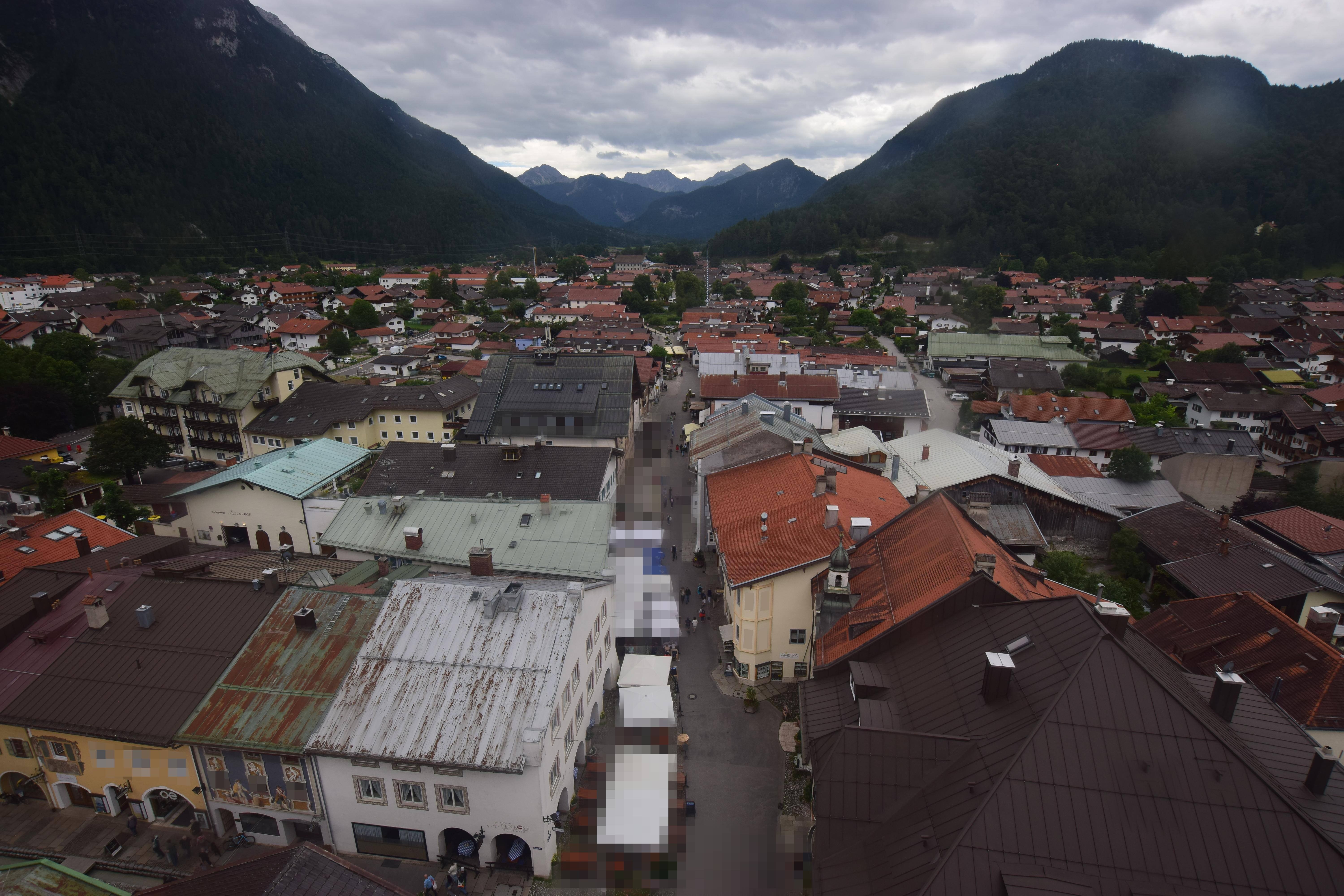 Archiv Foto Webcam Karwendel Mittenwald - Kirche