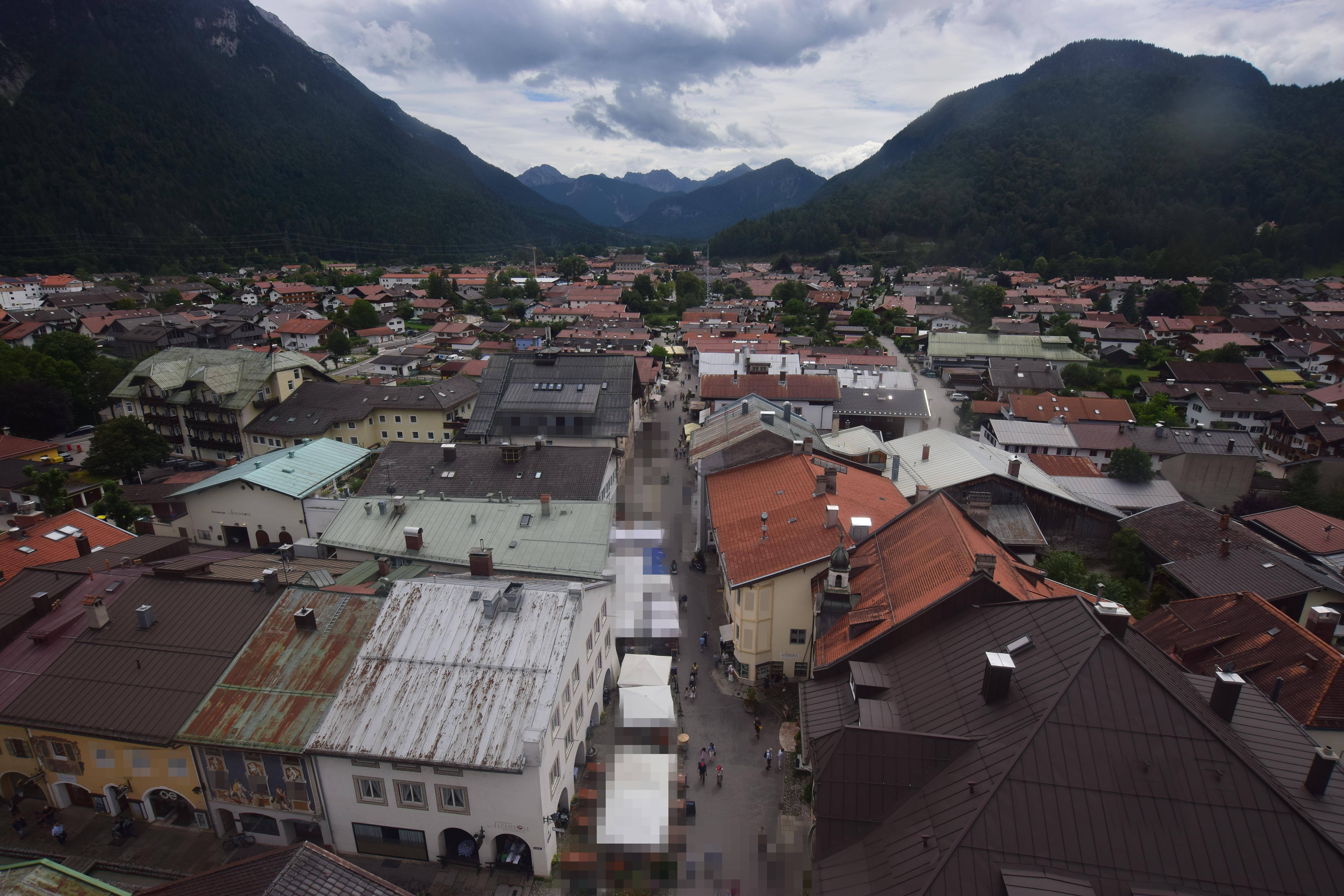 Archiv Foto Webcam Karwendel Mittenwald - Kirche