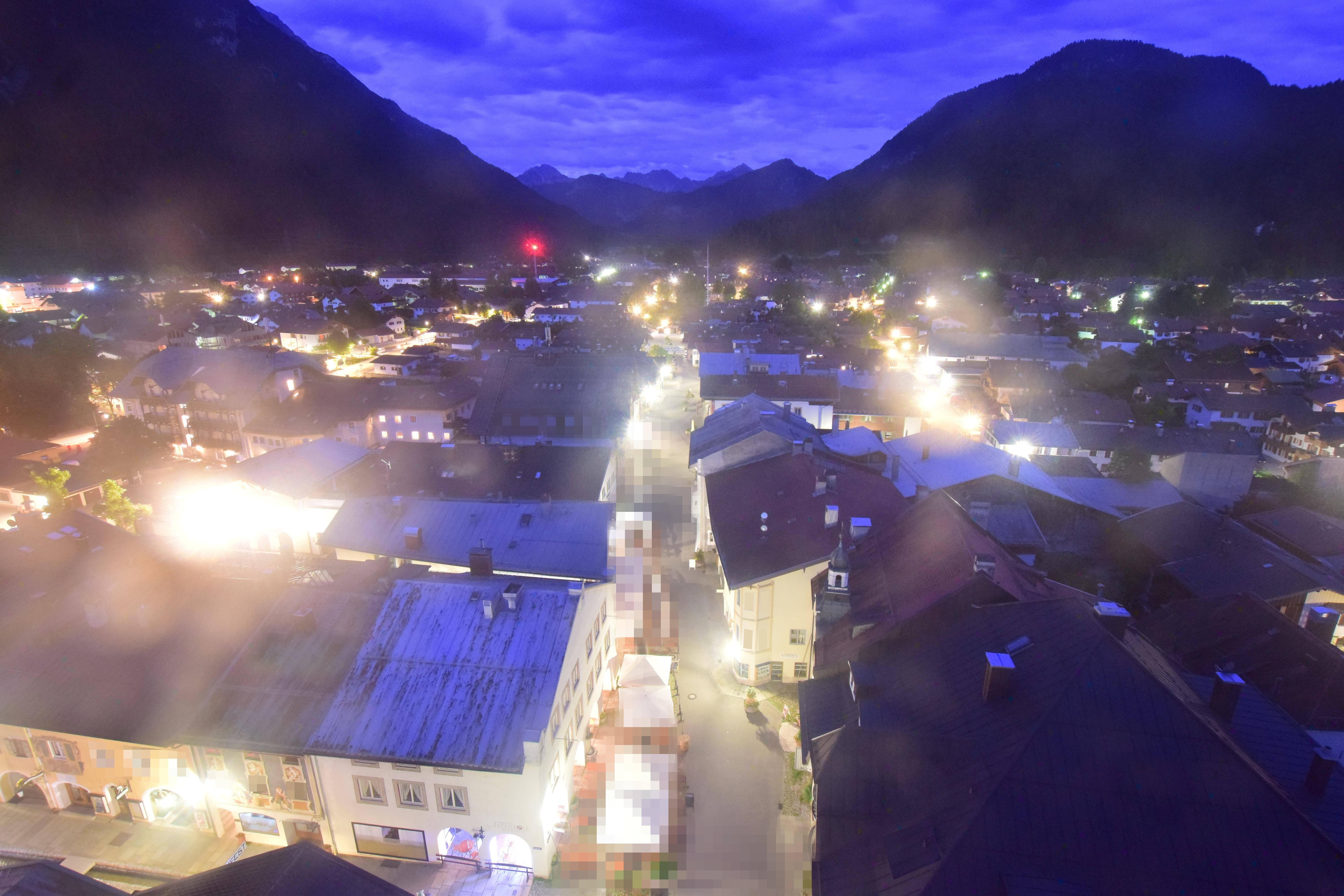 Archiv Foto Webcam Karwendel Mittenwald - Kirche