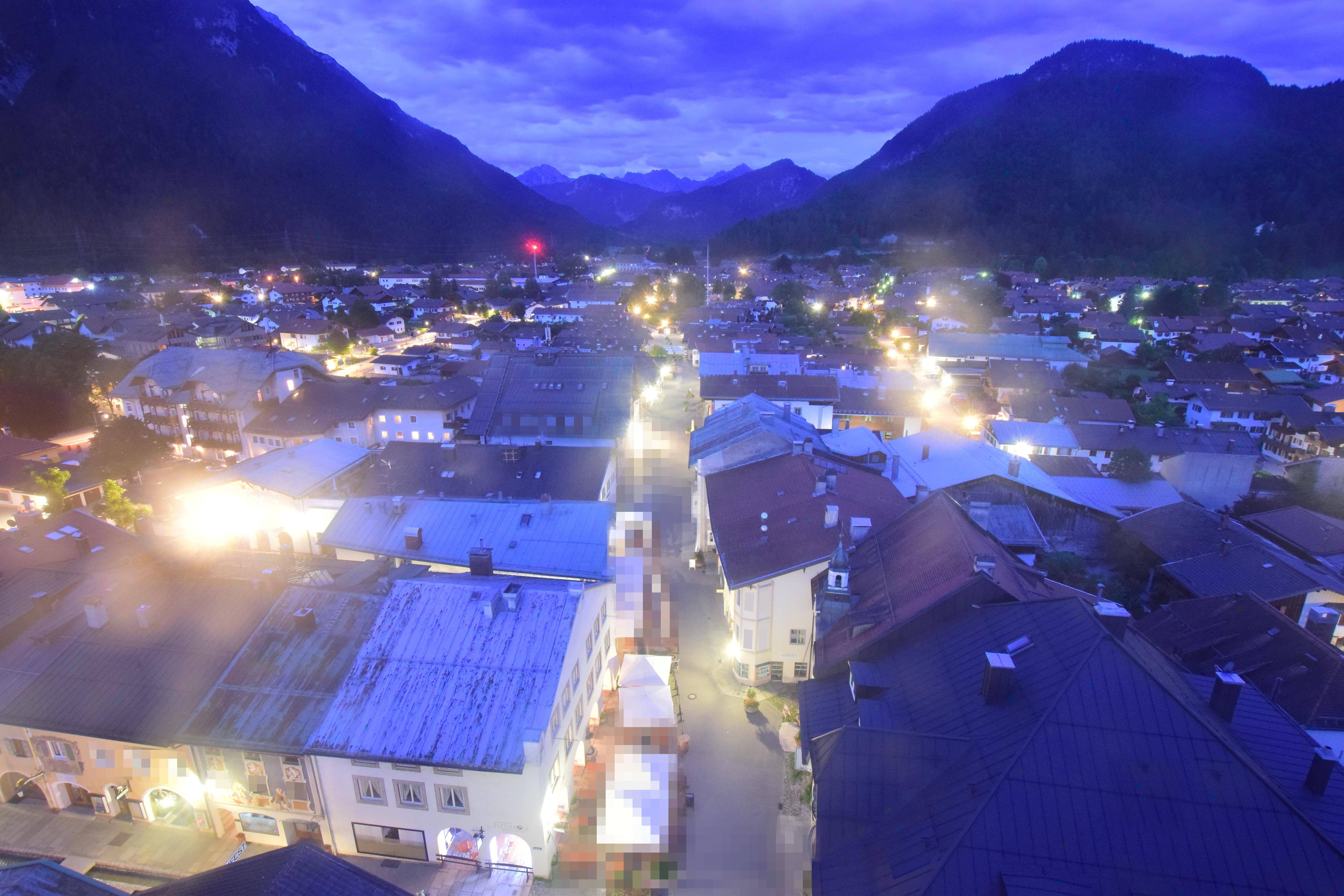 Archiv Foto Webcam Karwendel Mittenwald - Kirche