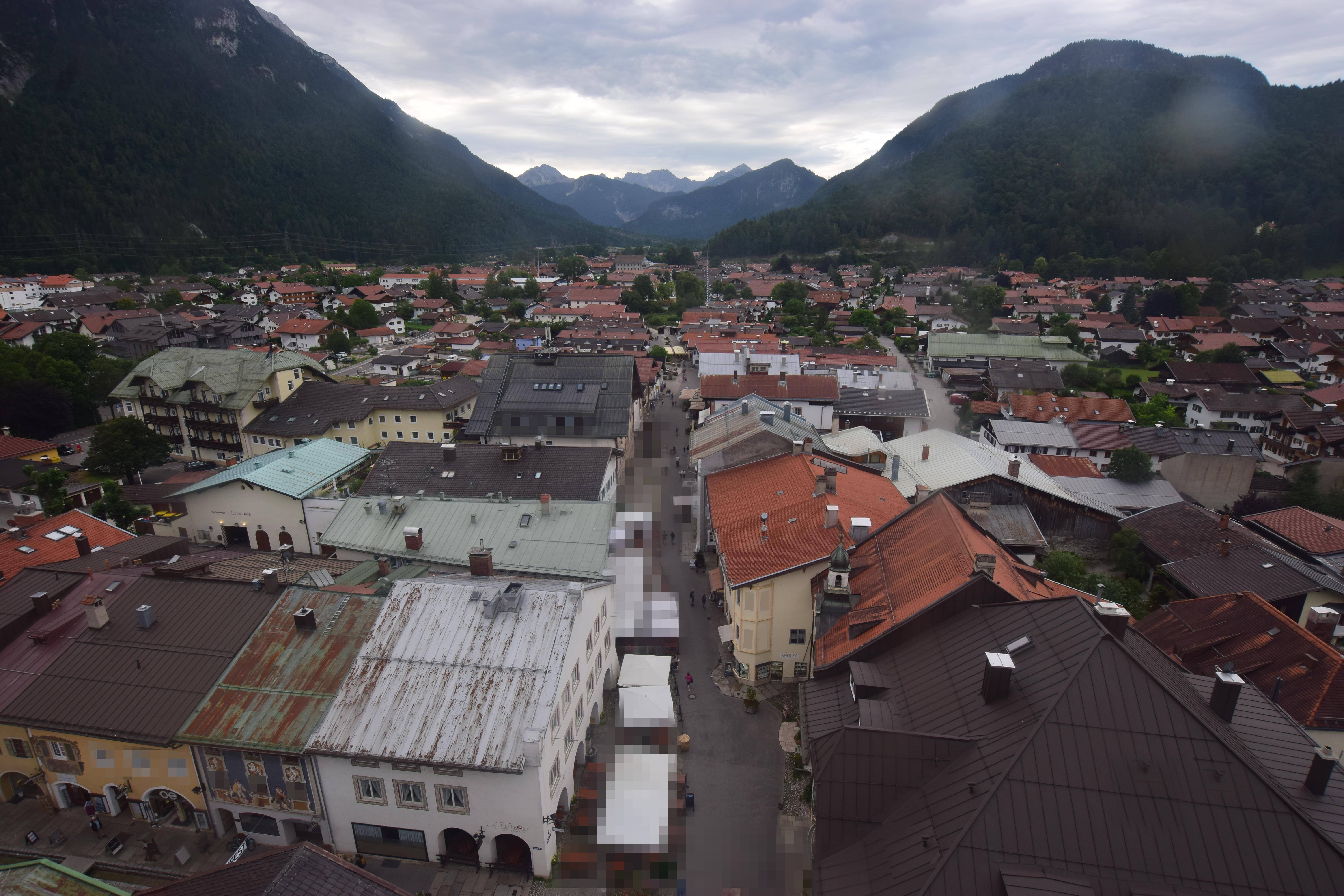 Archiv Foto Webcam Karwendel Mittenwald - Kirche
