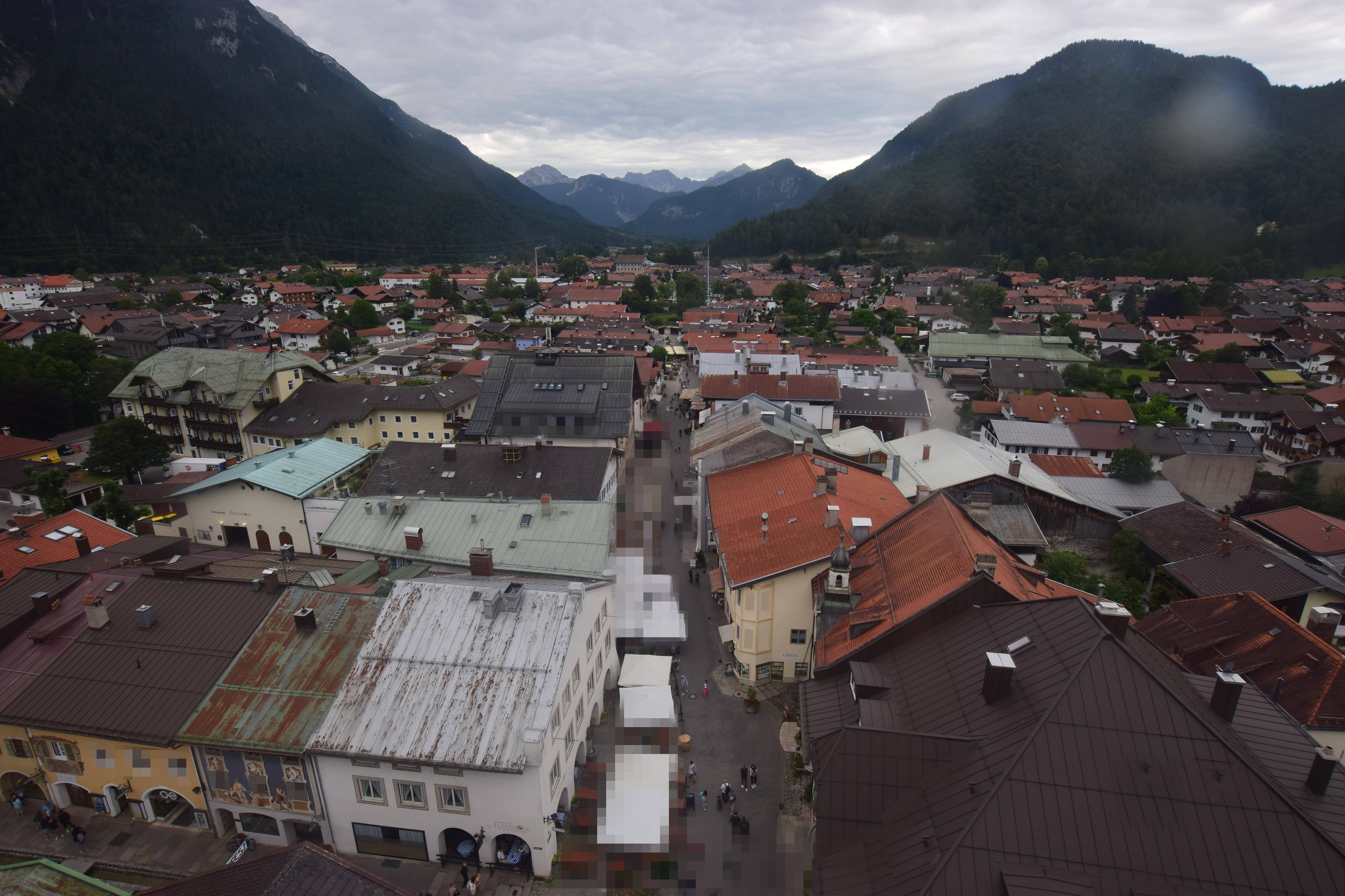 Archiv Foto Webcam Karwendel Mittenwald - Kirche