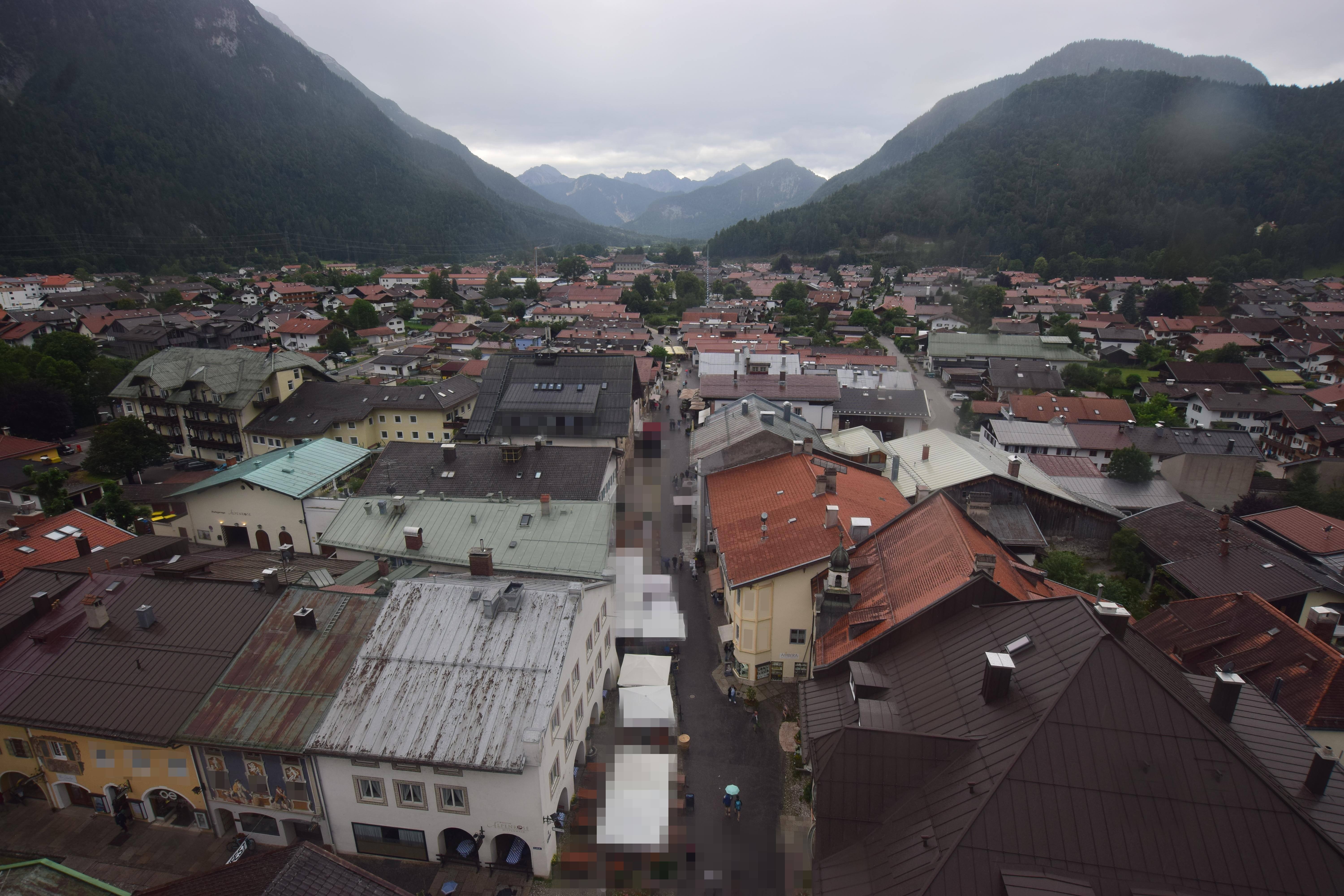 Archiv Foto Webcam Karwendel Mittenwald - Kirche