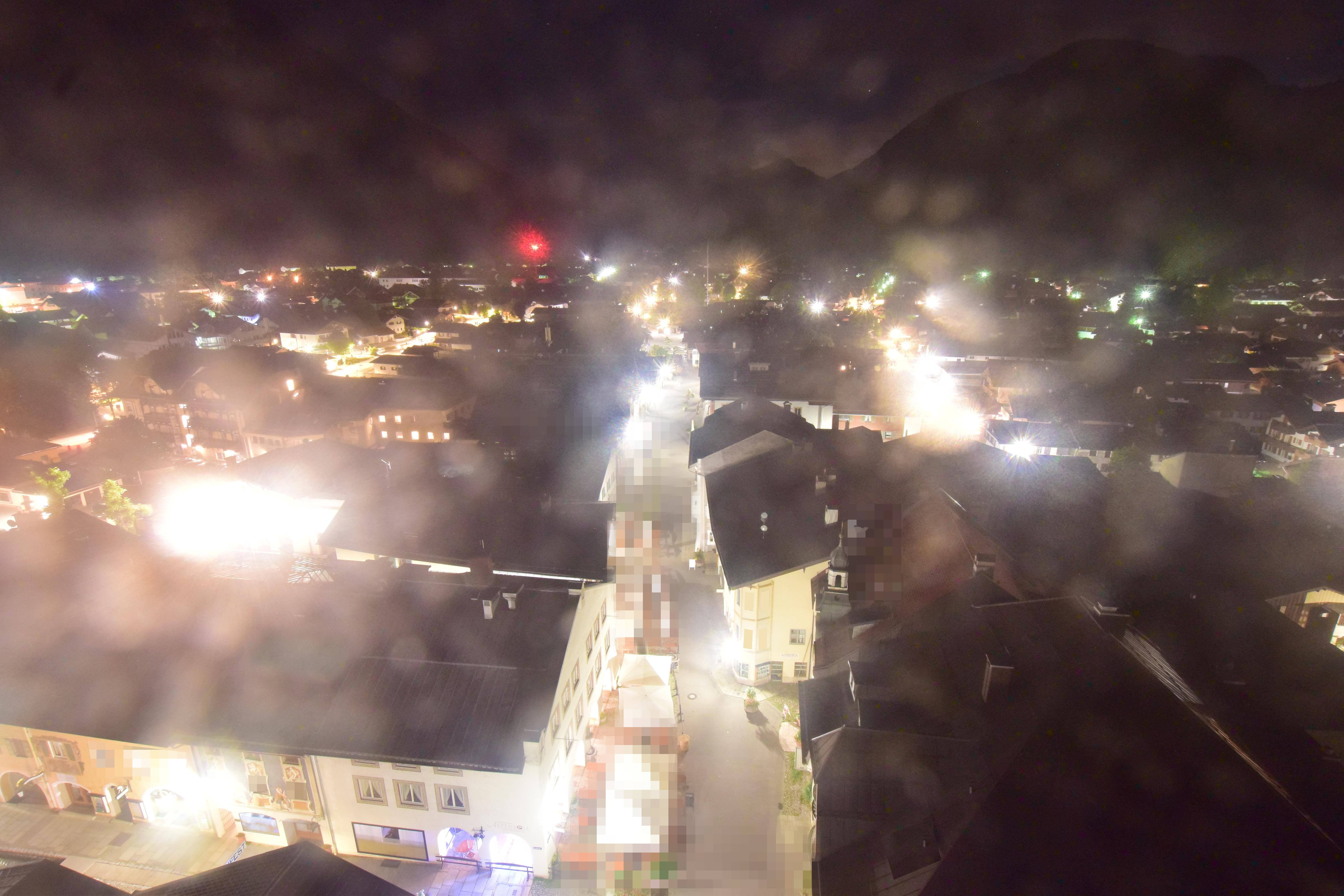 Archiv Foto Webcam Karwendel Mittenwald - Kirche