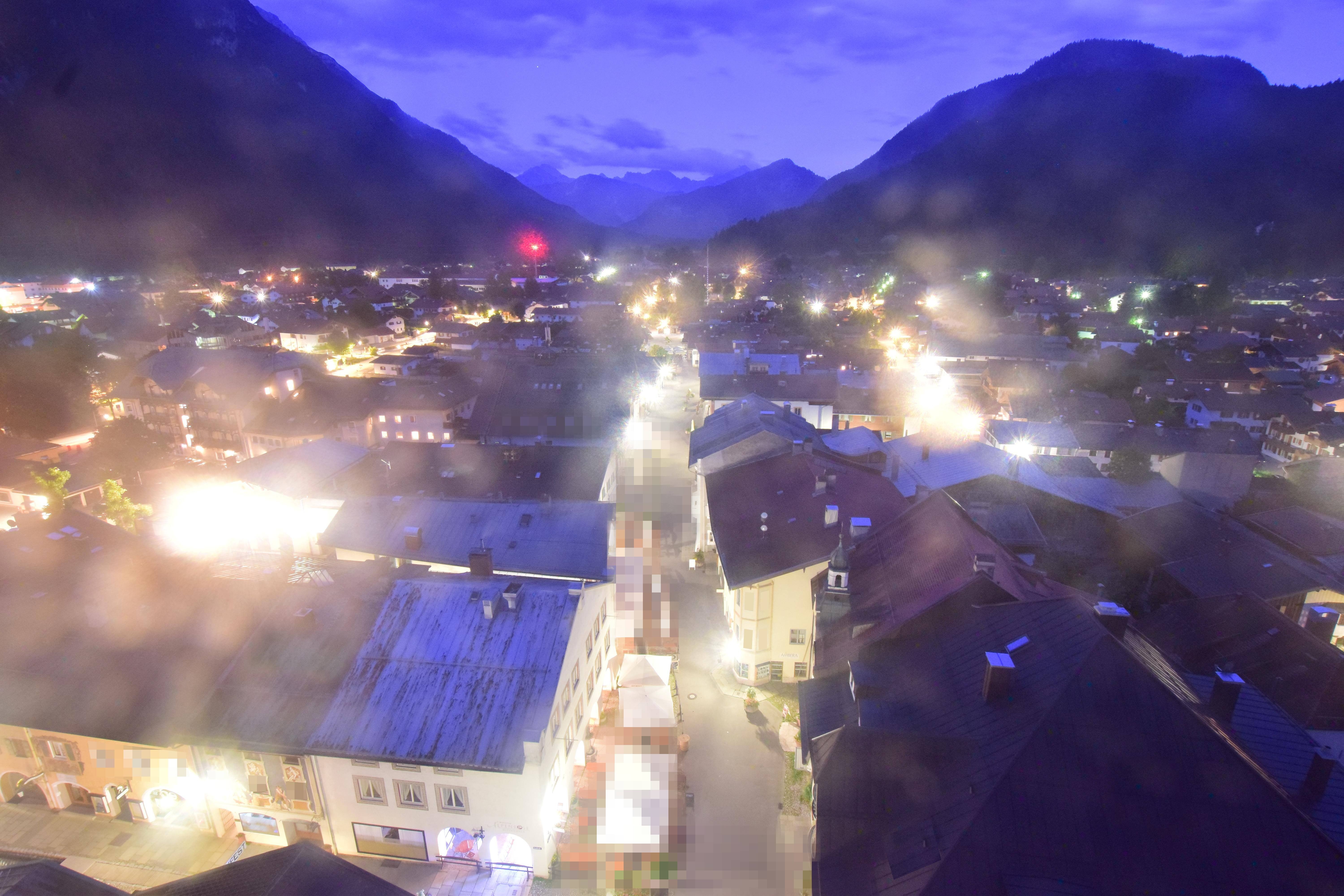 Archiv Foto Webcam Karwendel Mittenwald - Kirche