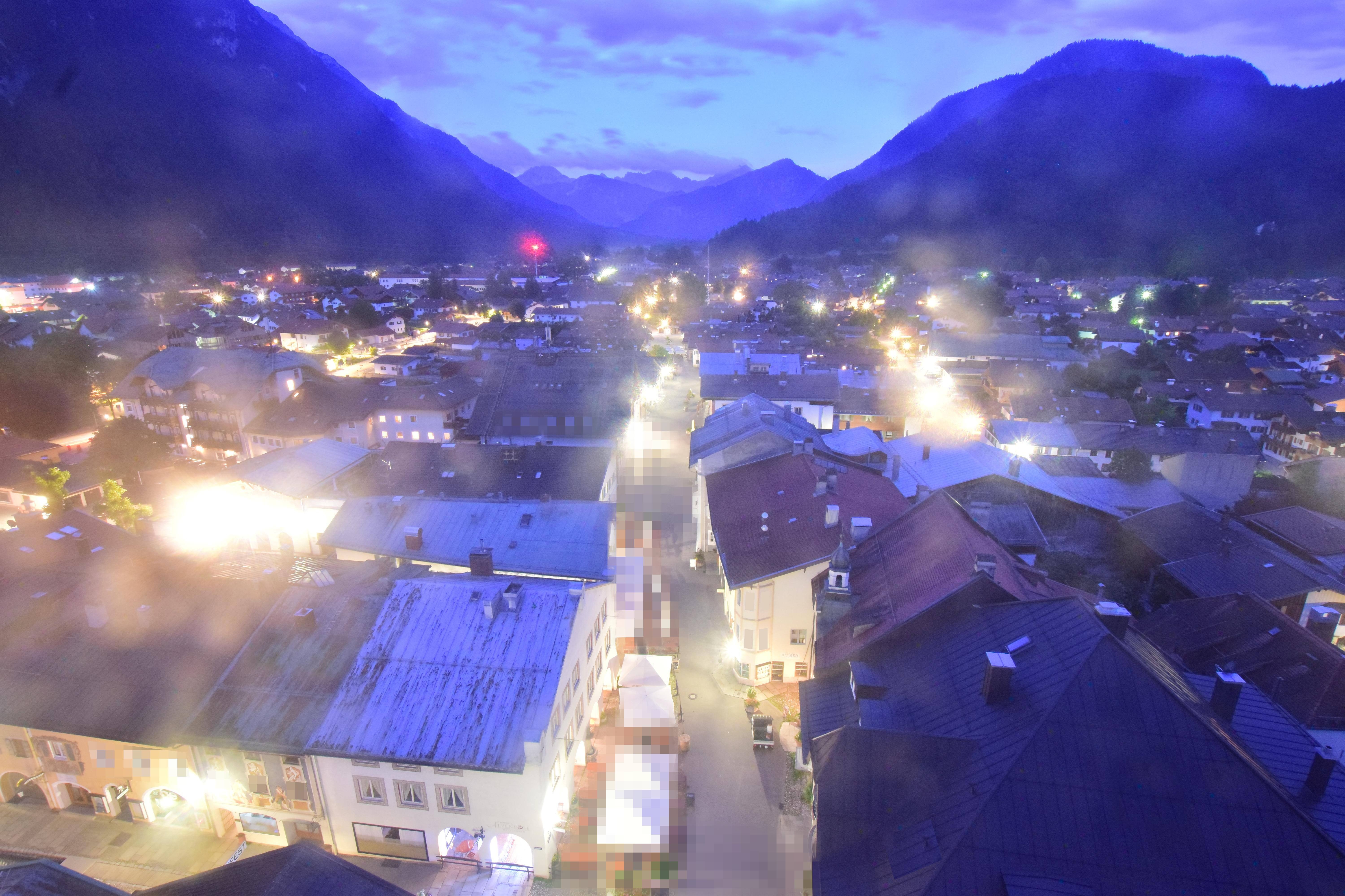 Archiv Foto Webcam Karwendel Mittenwald - Kirche