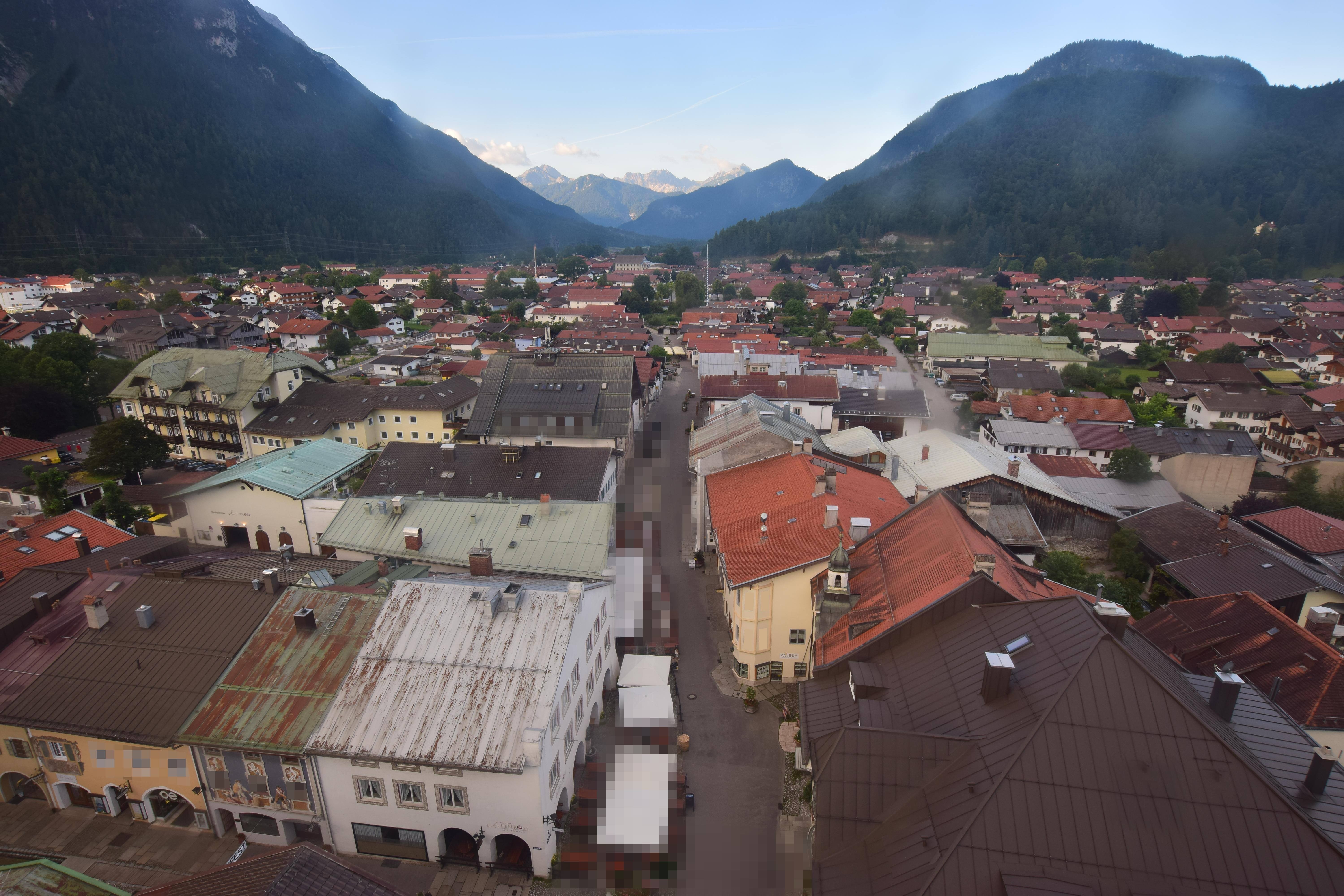 Archiv Foto Webcam Karwendel Mittenwald - Kirche
