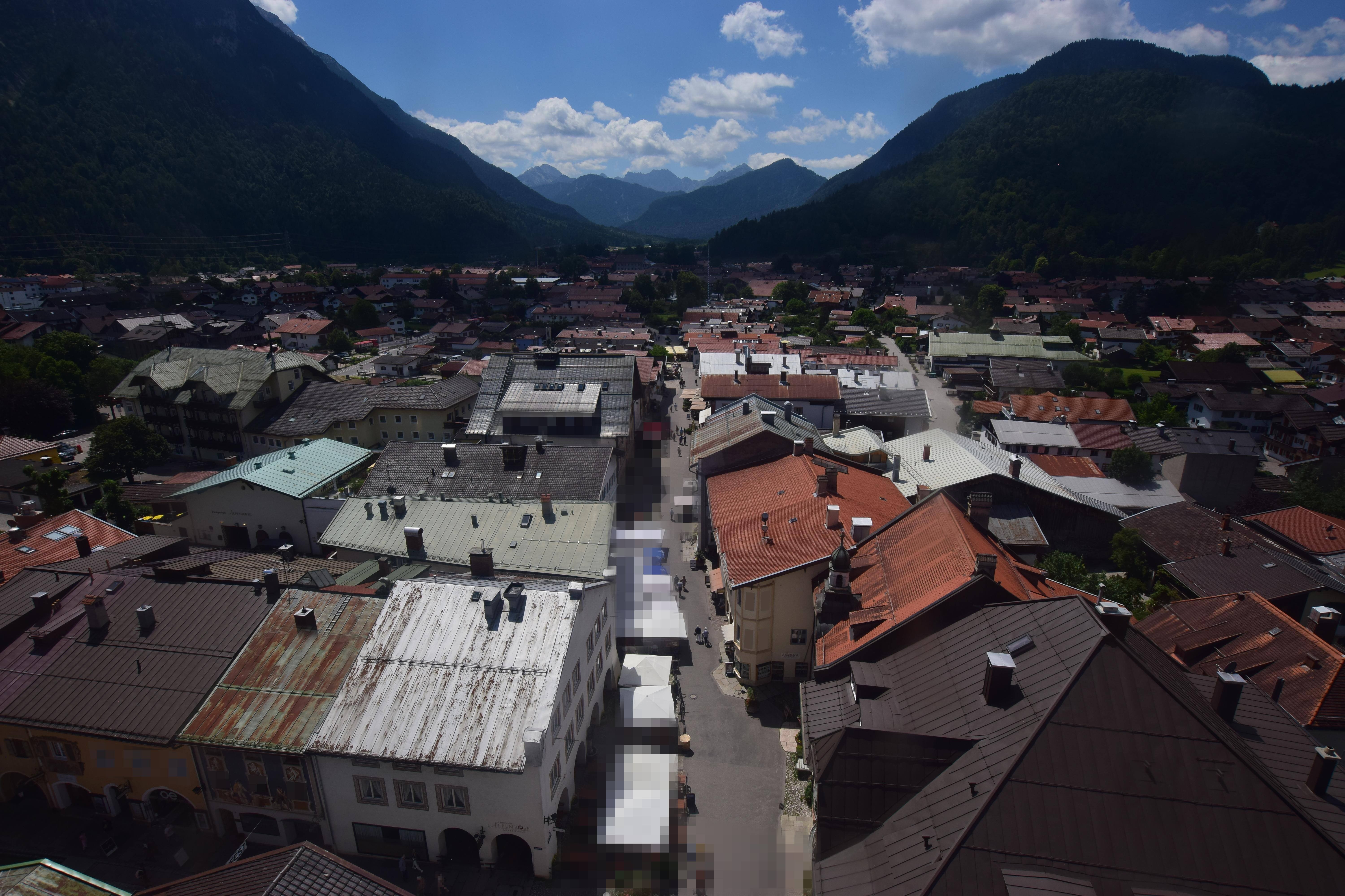 Archiv Foto Webcam Karwendel Mittenwald - Kirche