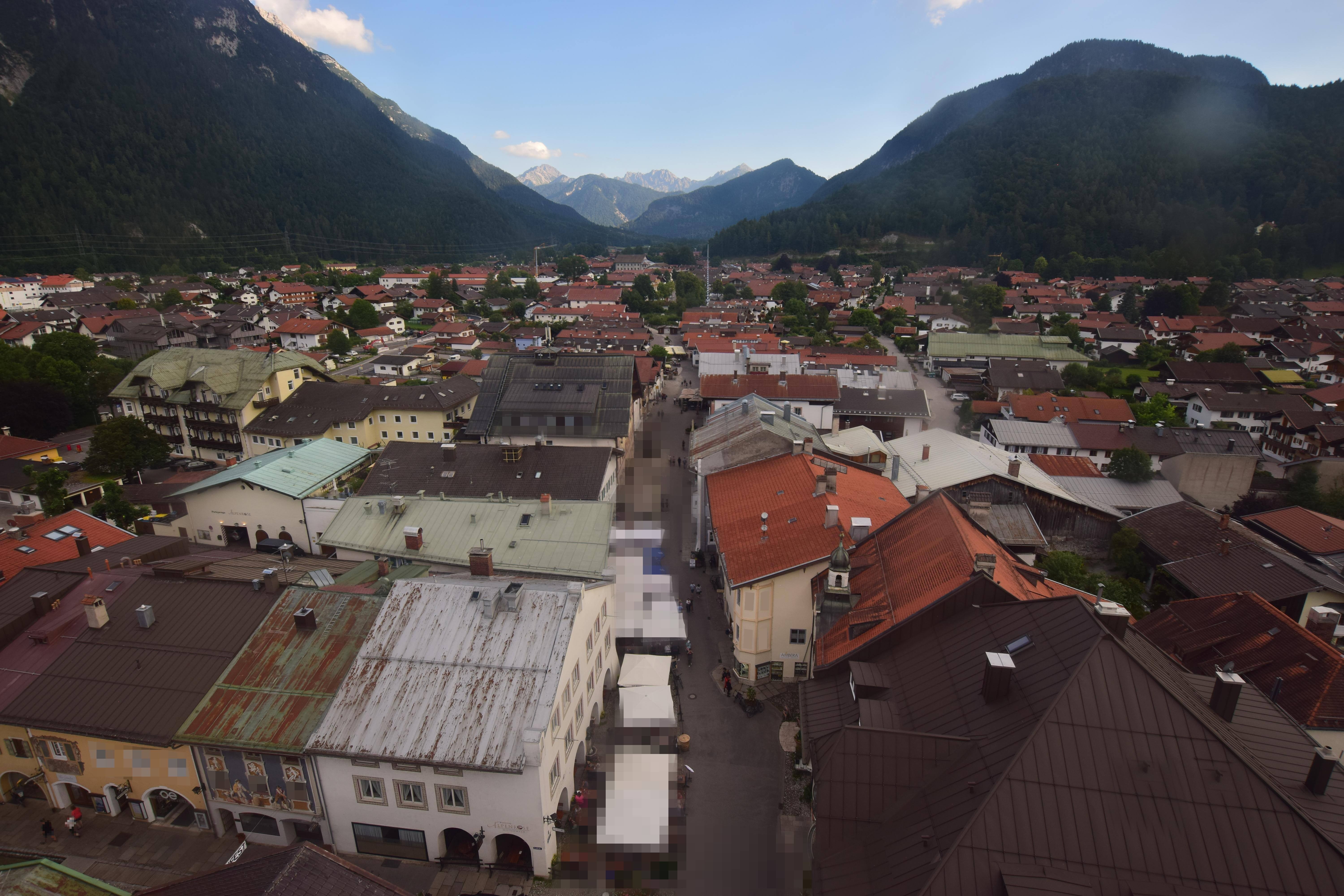 Archiv Foto Webcam Karwendel Mittenwald - Kirche