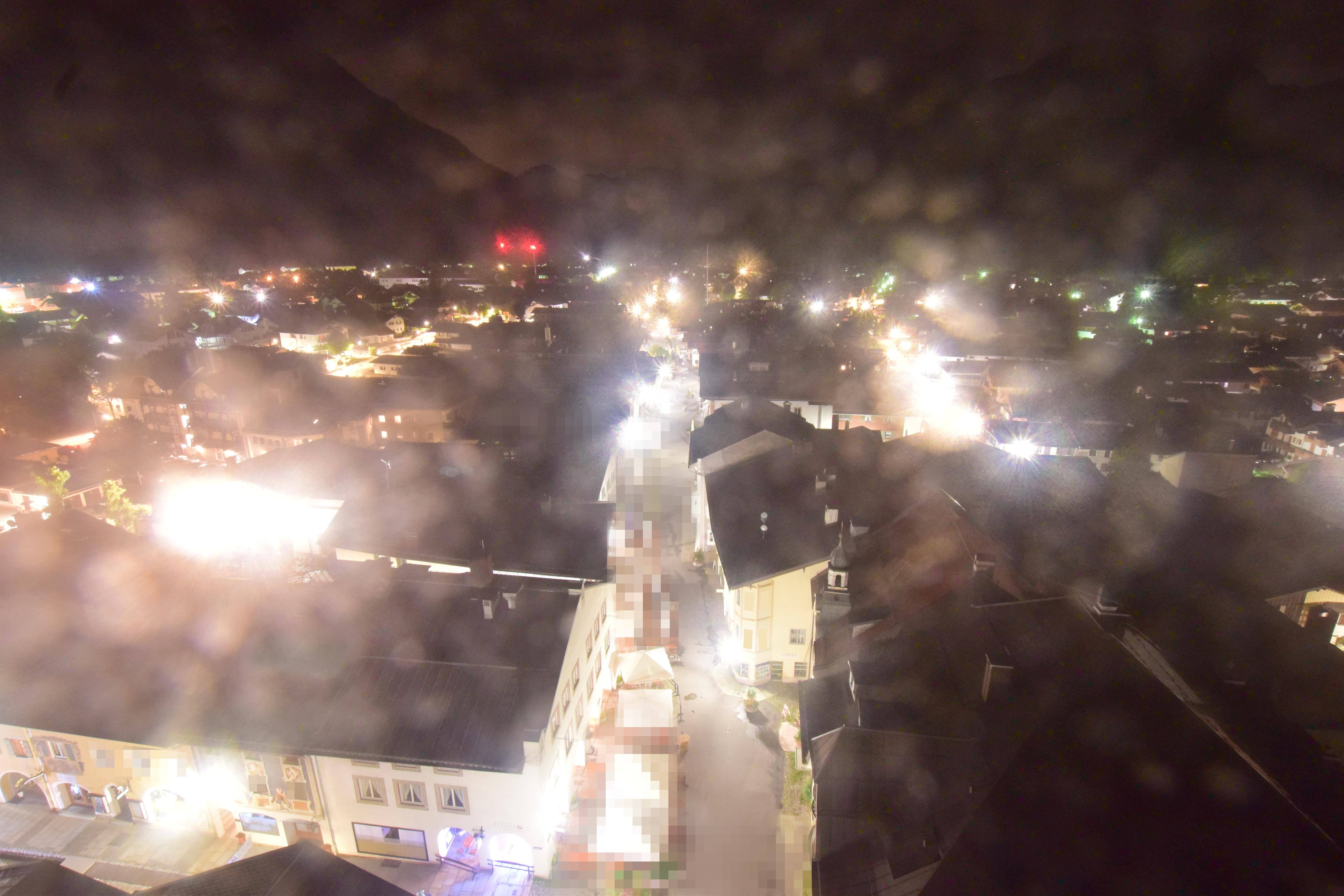 Archiv Foto Webcam Karwendel Mittenwald - Kirche