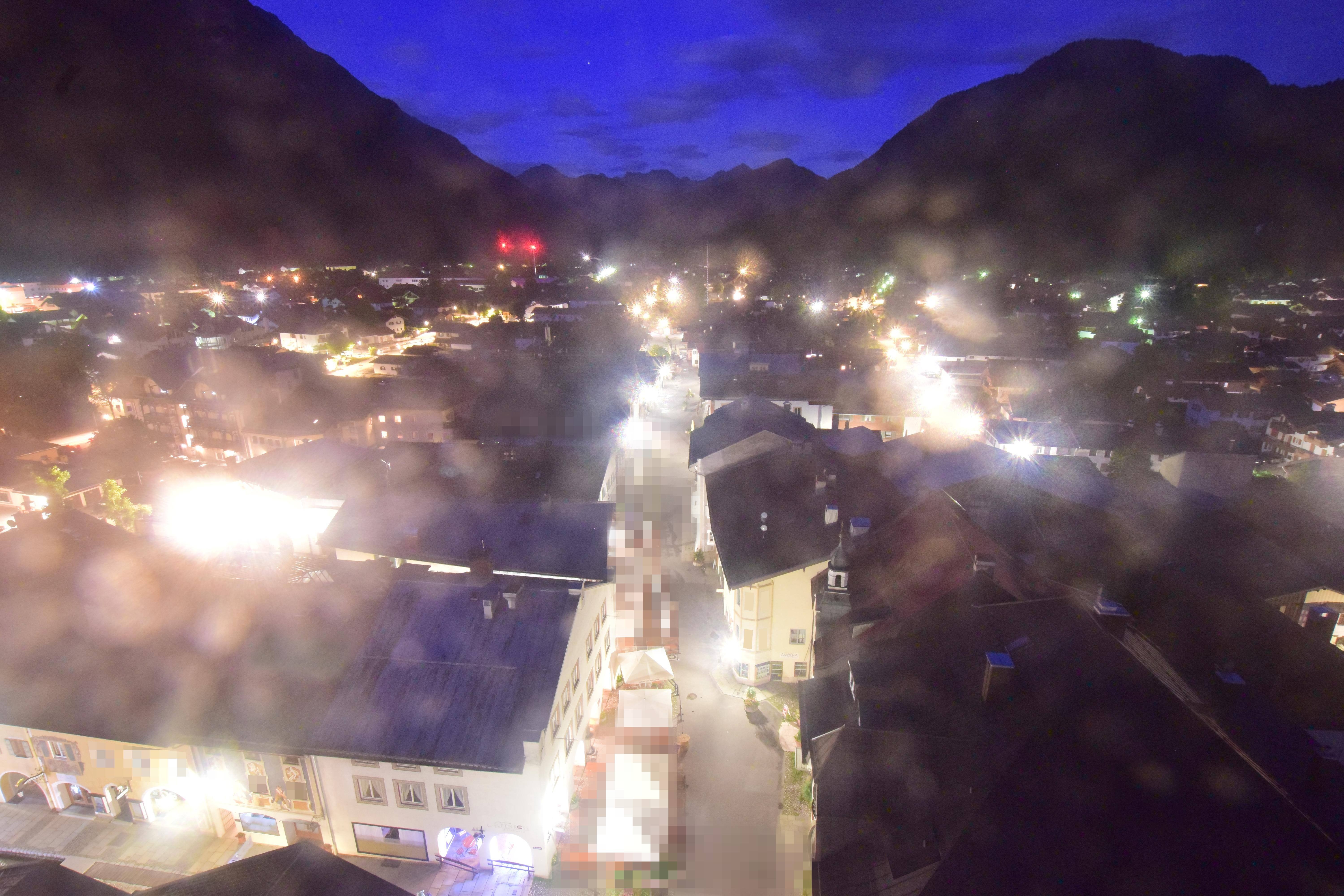 Archiv Foto Webcam Karwendel Mittenwald - Kirche