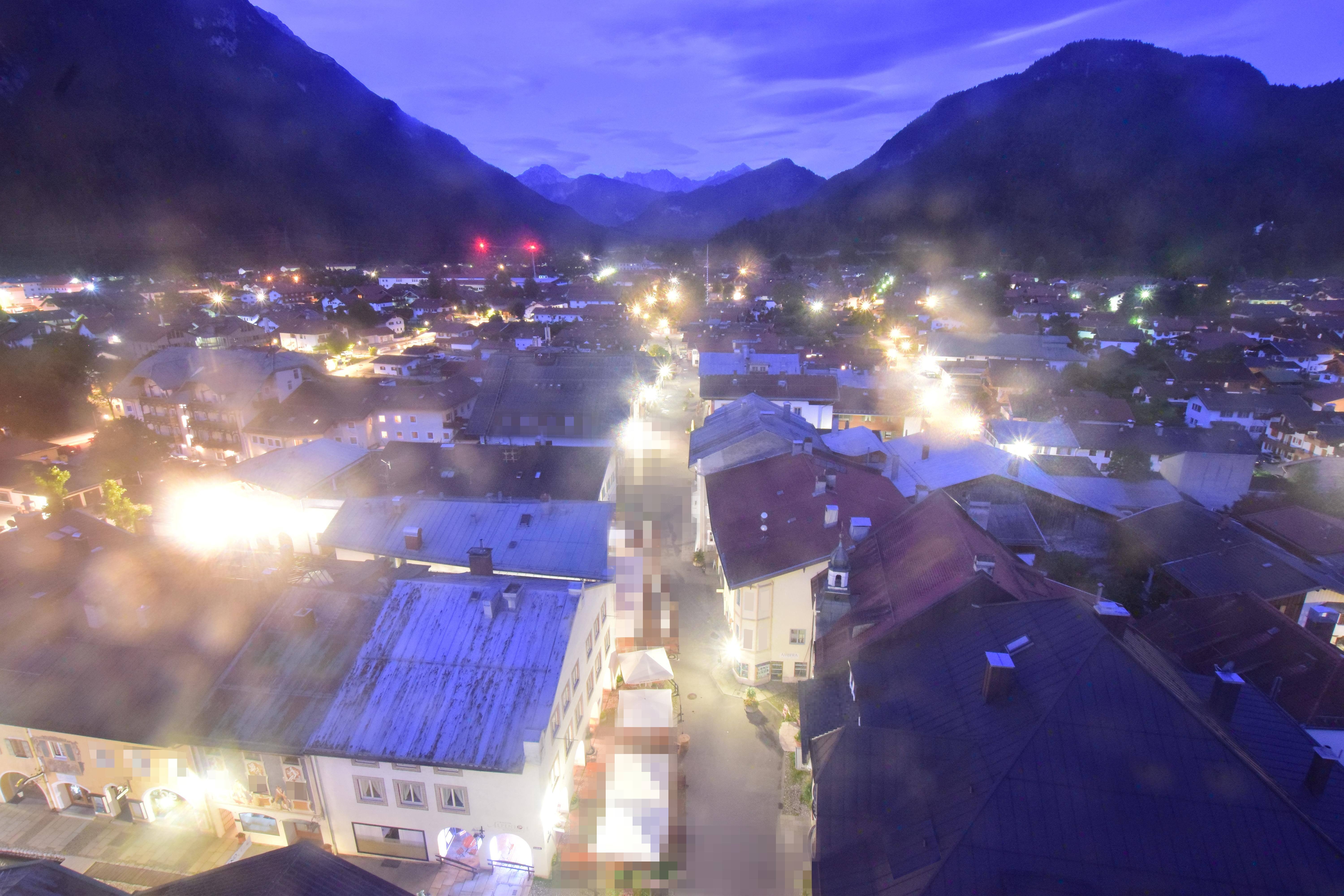 Archiv Foto Webcam Karwendel Mittenwald - Kirche