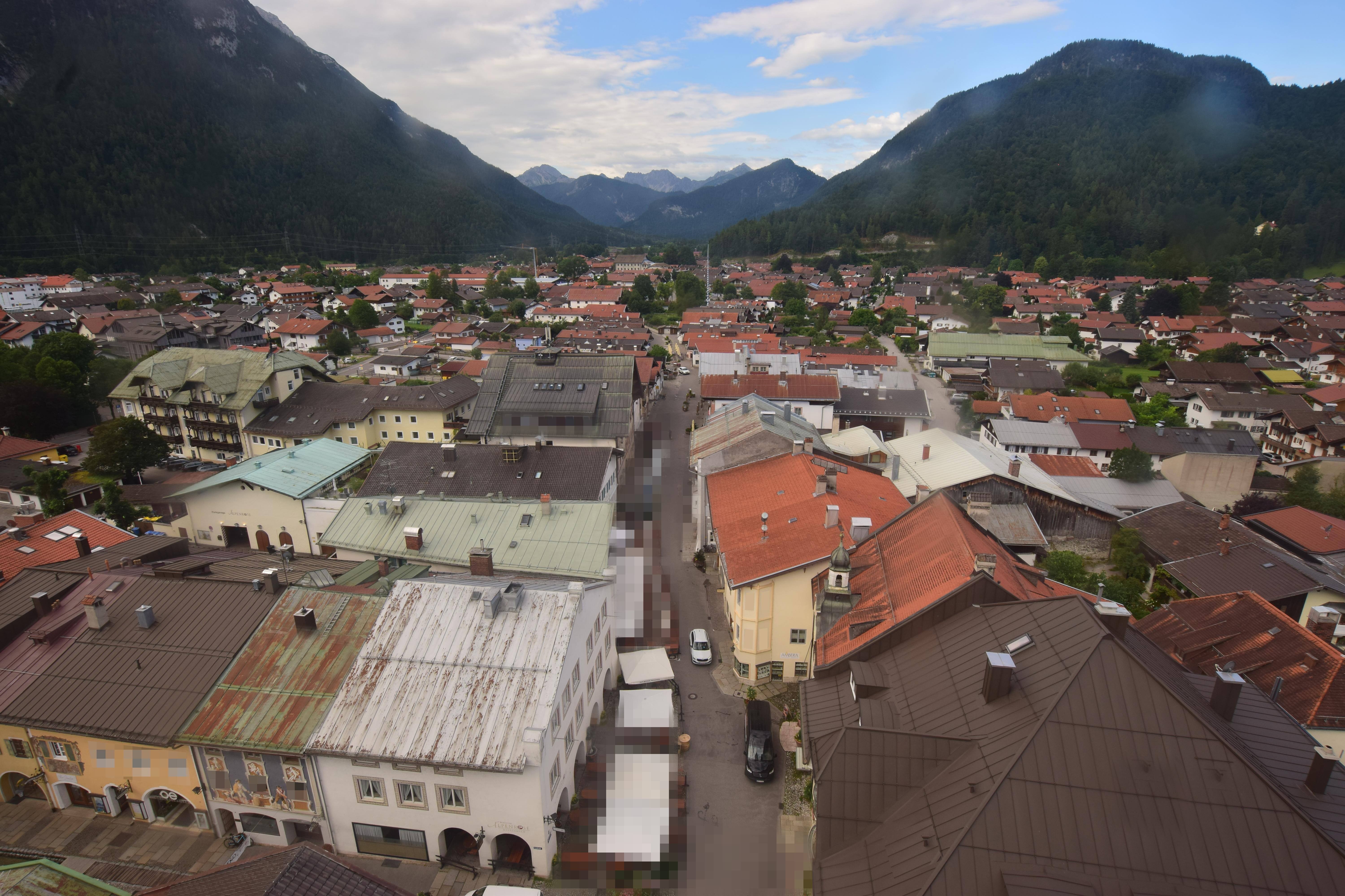 Archiv Foto Webcam Karwendel Mittenwald - Kirche