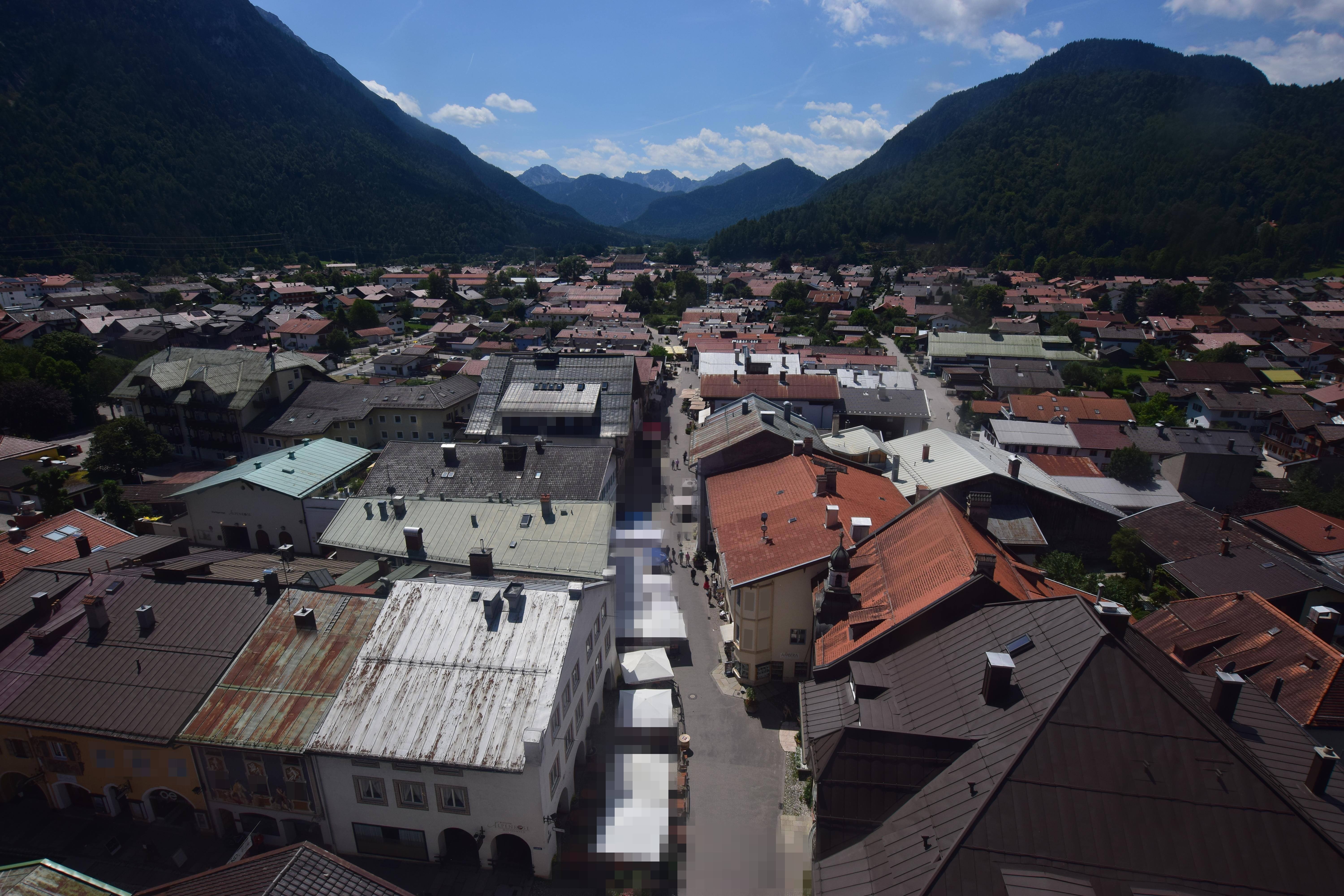 Archiv Foto Webcam Karwendel Mittenwald - Kirche