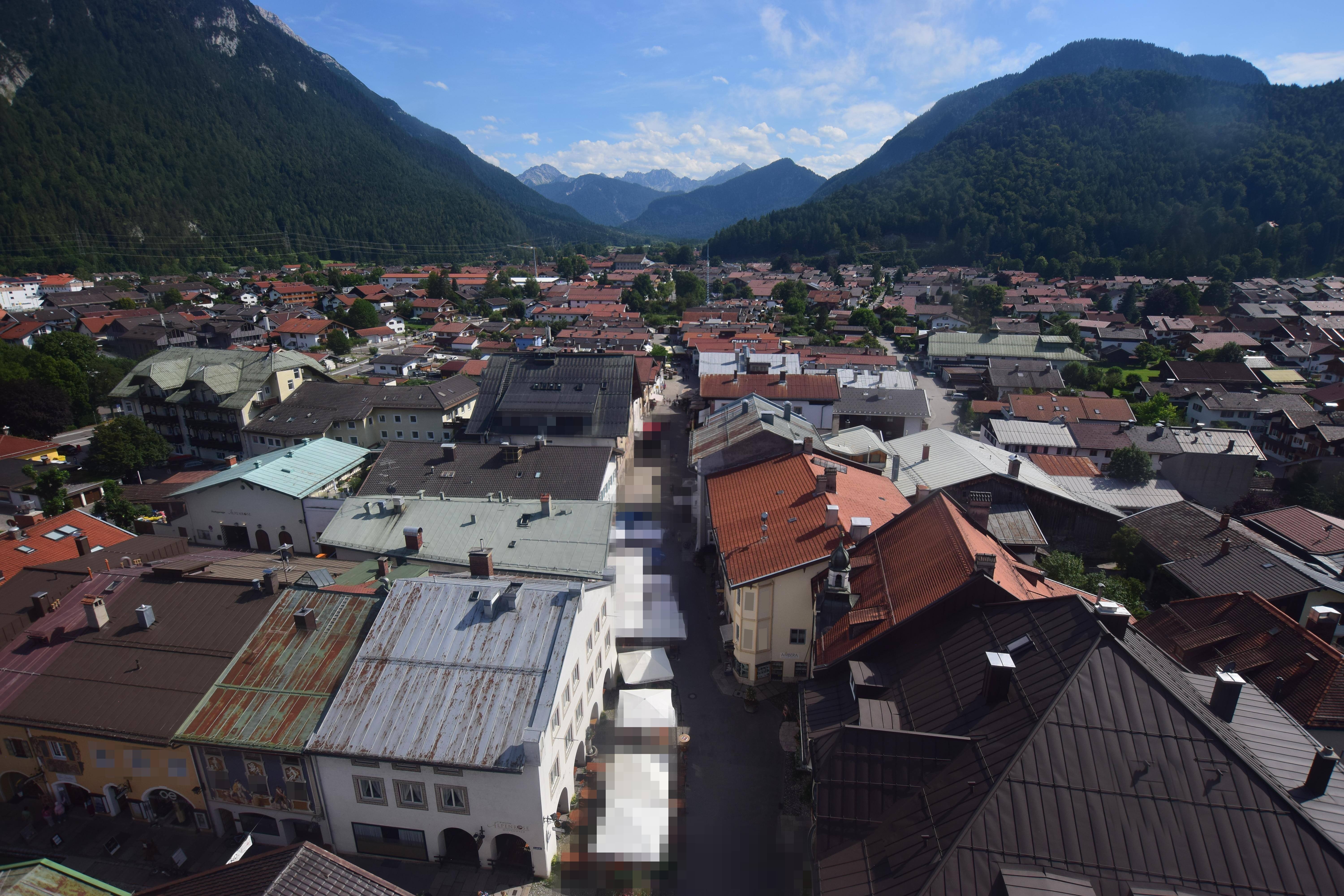 Archiv Foto Webcam Karwendel Mittenwald - Kirche