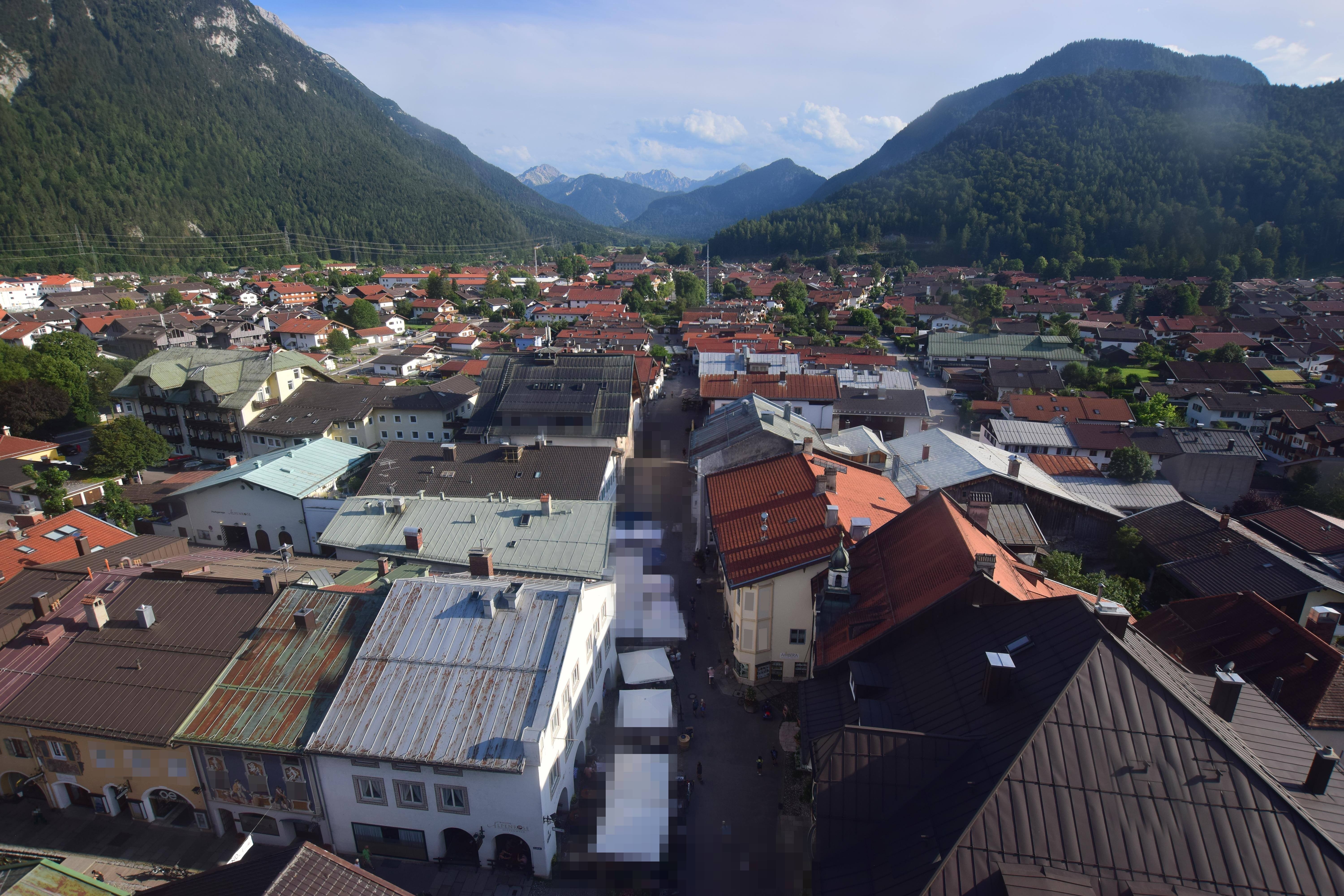 Archiv Foto Webcam Karwendel Mittenwald - Kirche