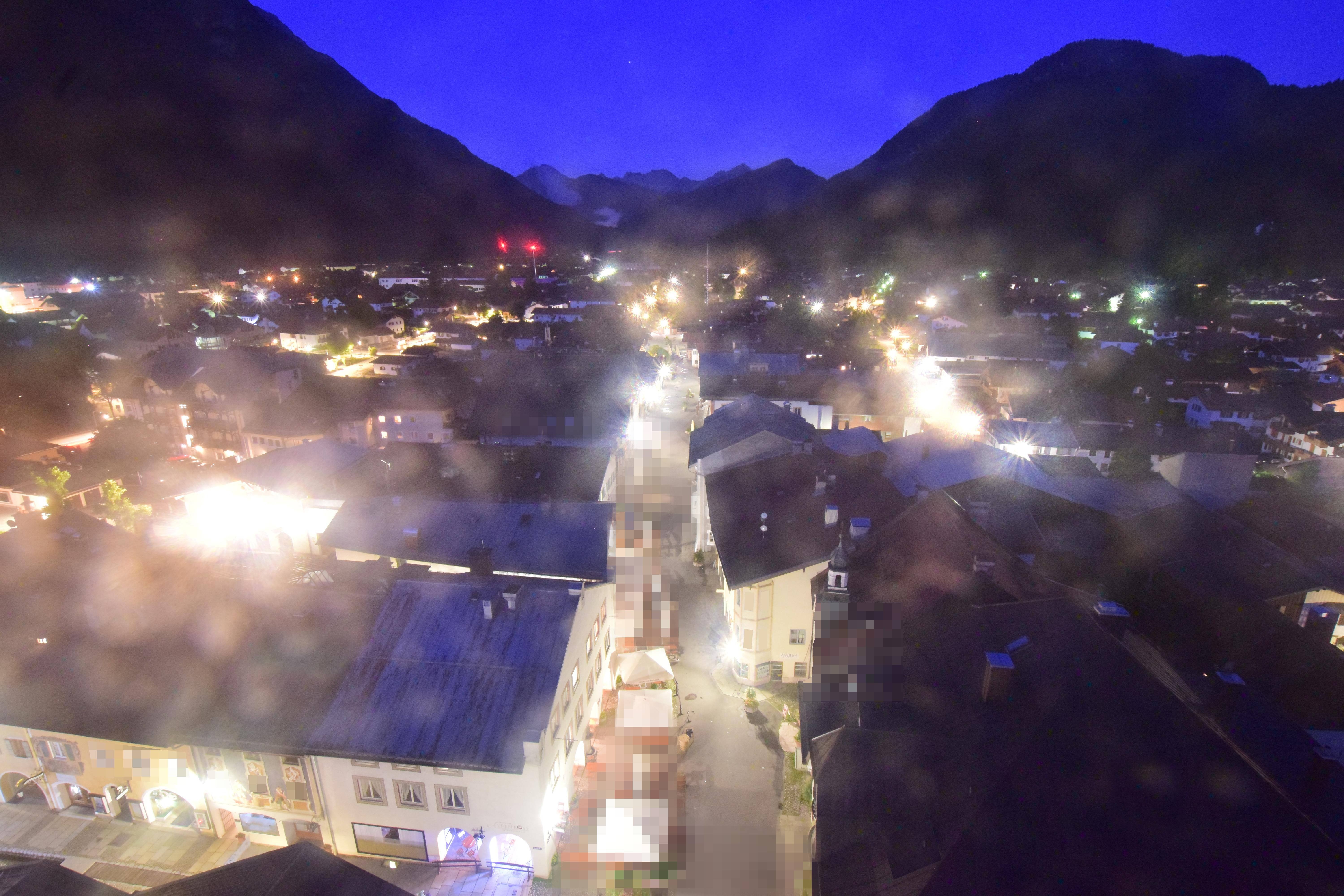 Archiv Foto Webcam Karwendel Mittenwald - Kirche