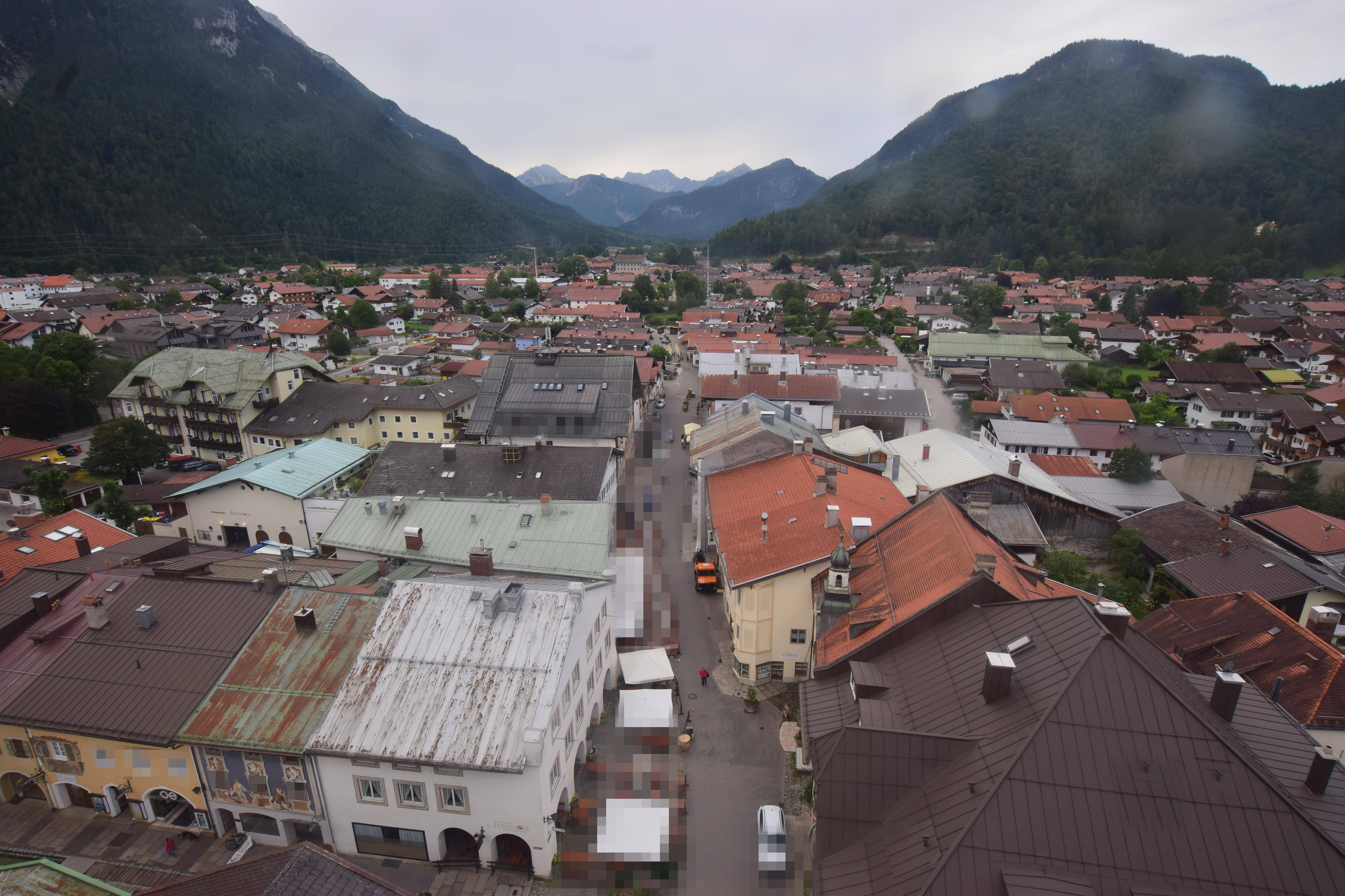 Archiv Foto Webcam Karwendel Mittenwald - Kirche