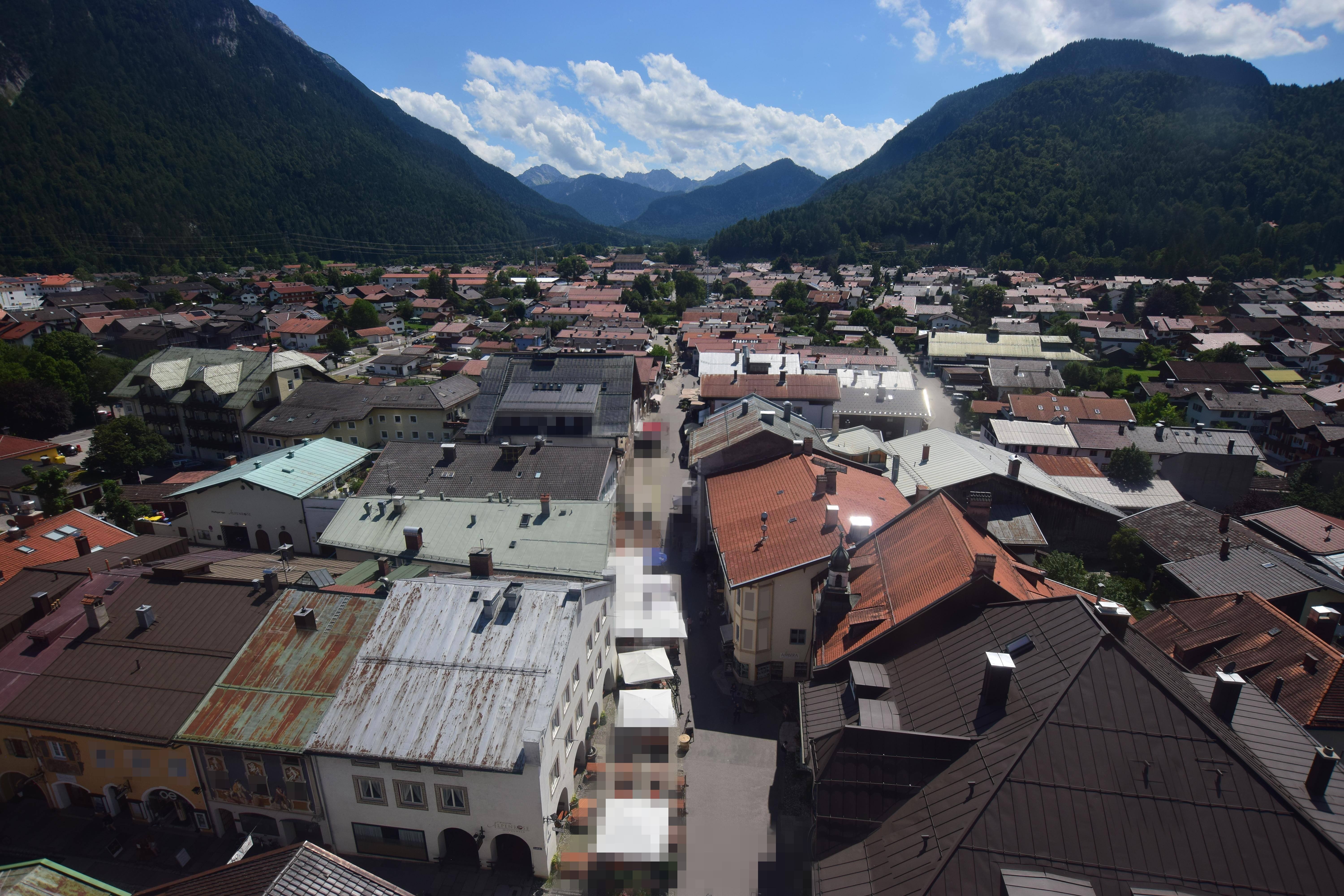 Archiv Foto Webcam Karwendel Mittenwald - Kirche