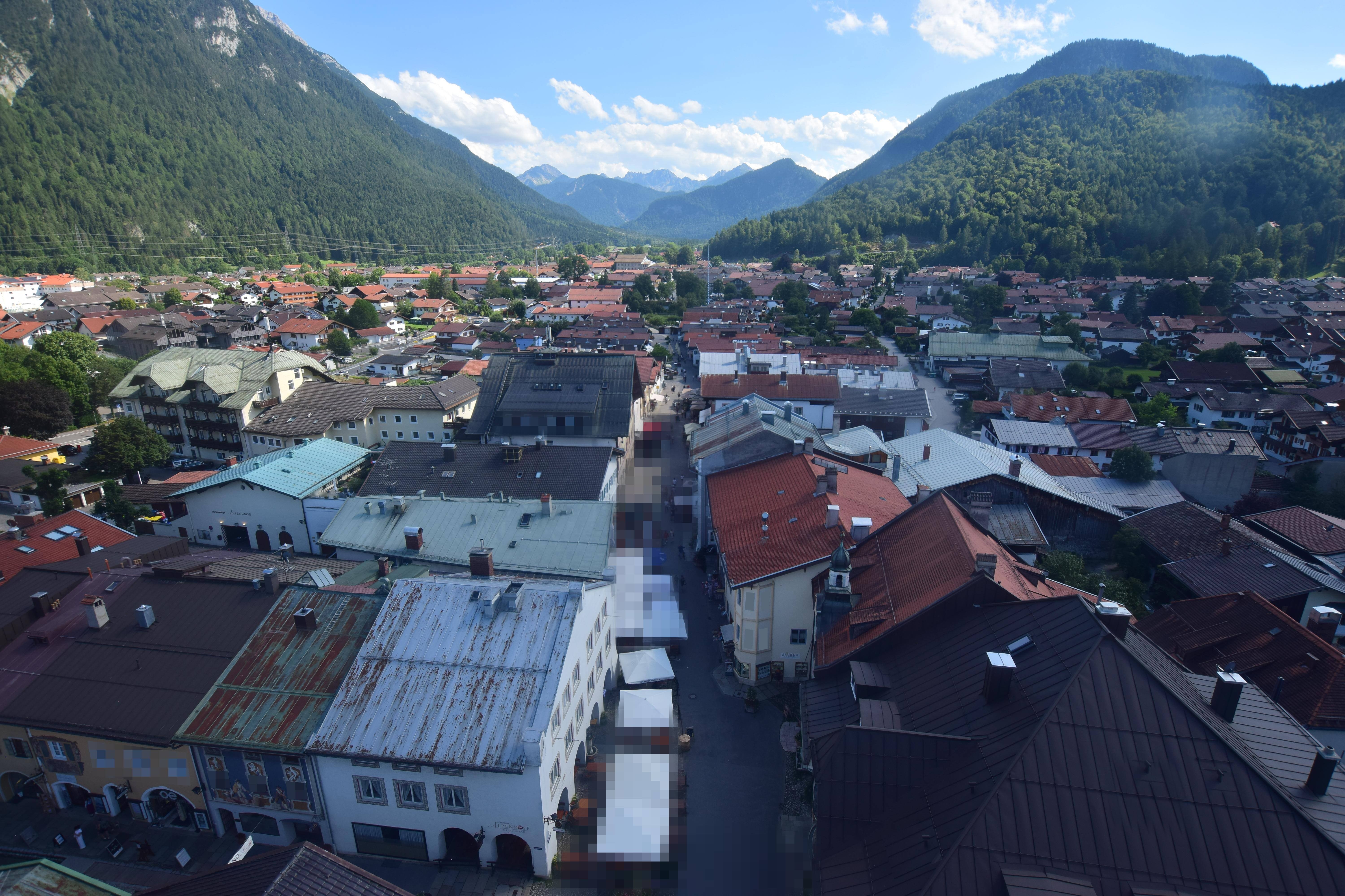 Archiv Foto Webcam Karwendel Mittenwald - Kirche