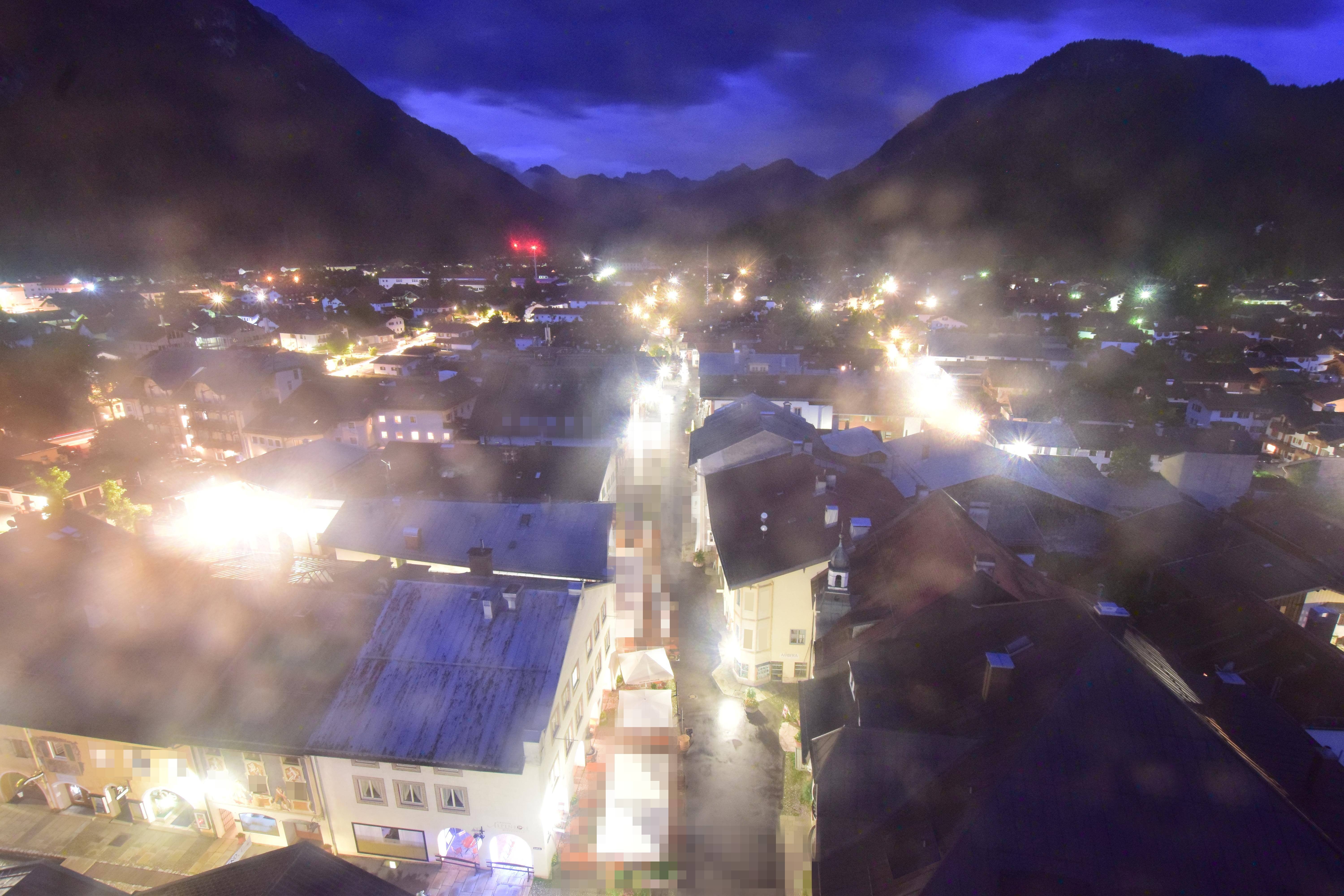 Archiv Foto Webcam Karwendel Mittenwald - Kirche