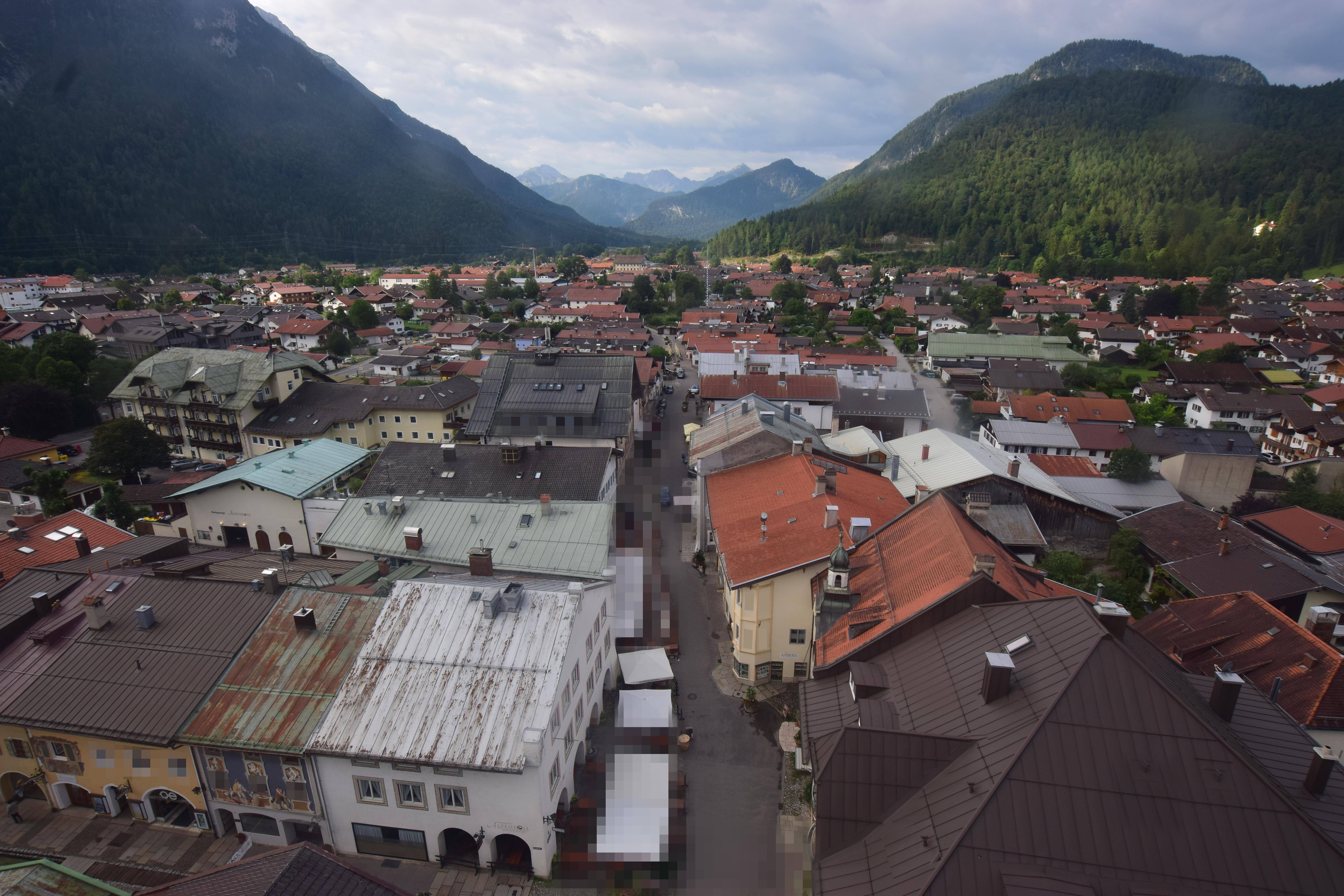 Archiv Foto Webcam Karwendel Mittenwald - Kirche