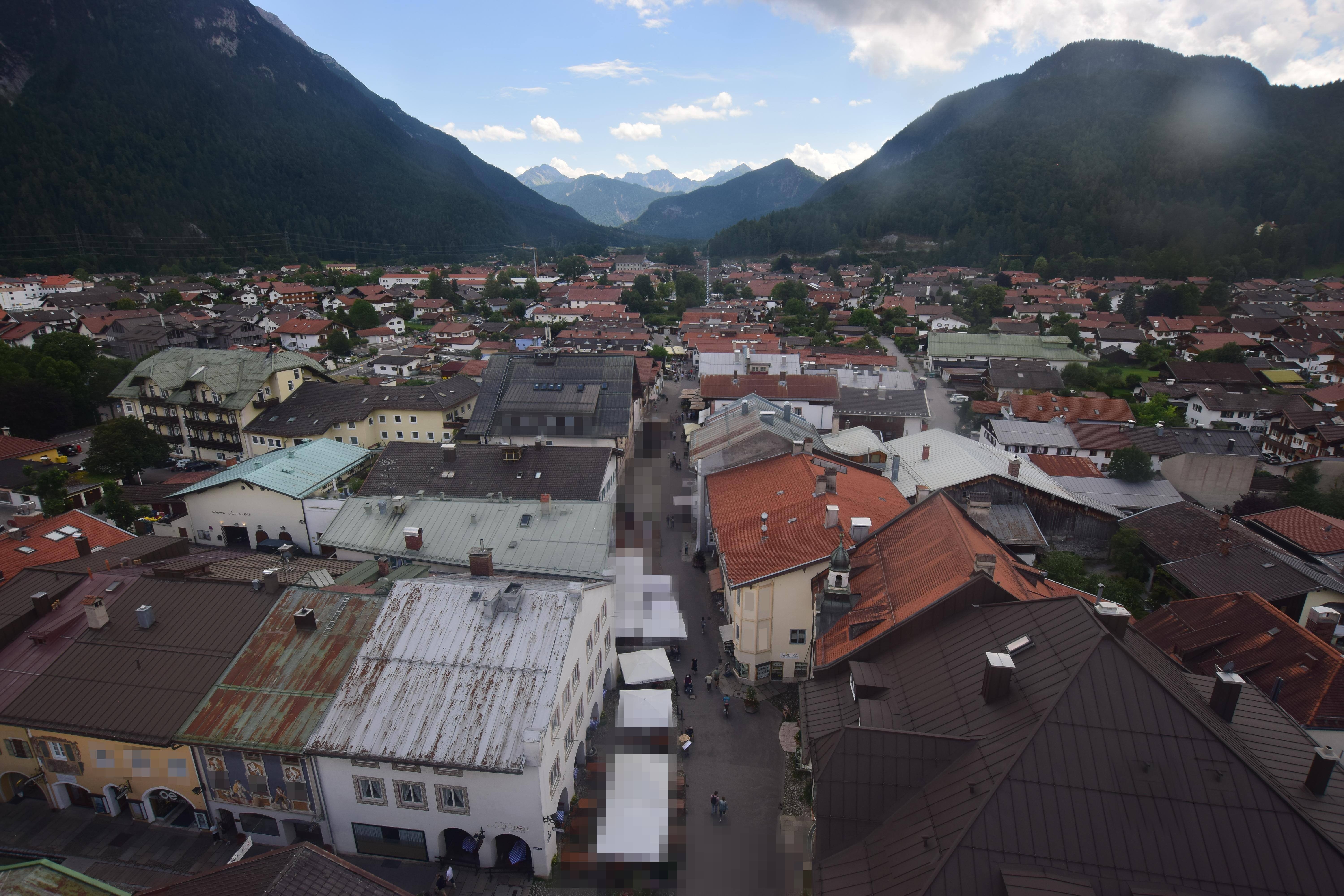 Archiv Foto Webcam Karwendel Mittenwald - Kirche