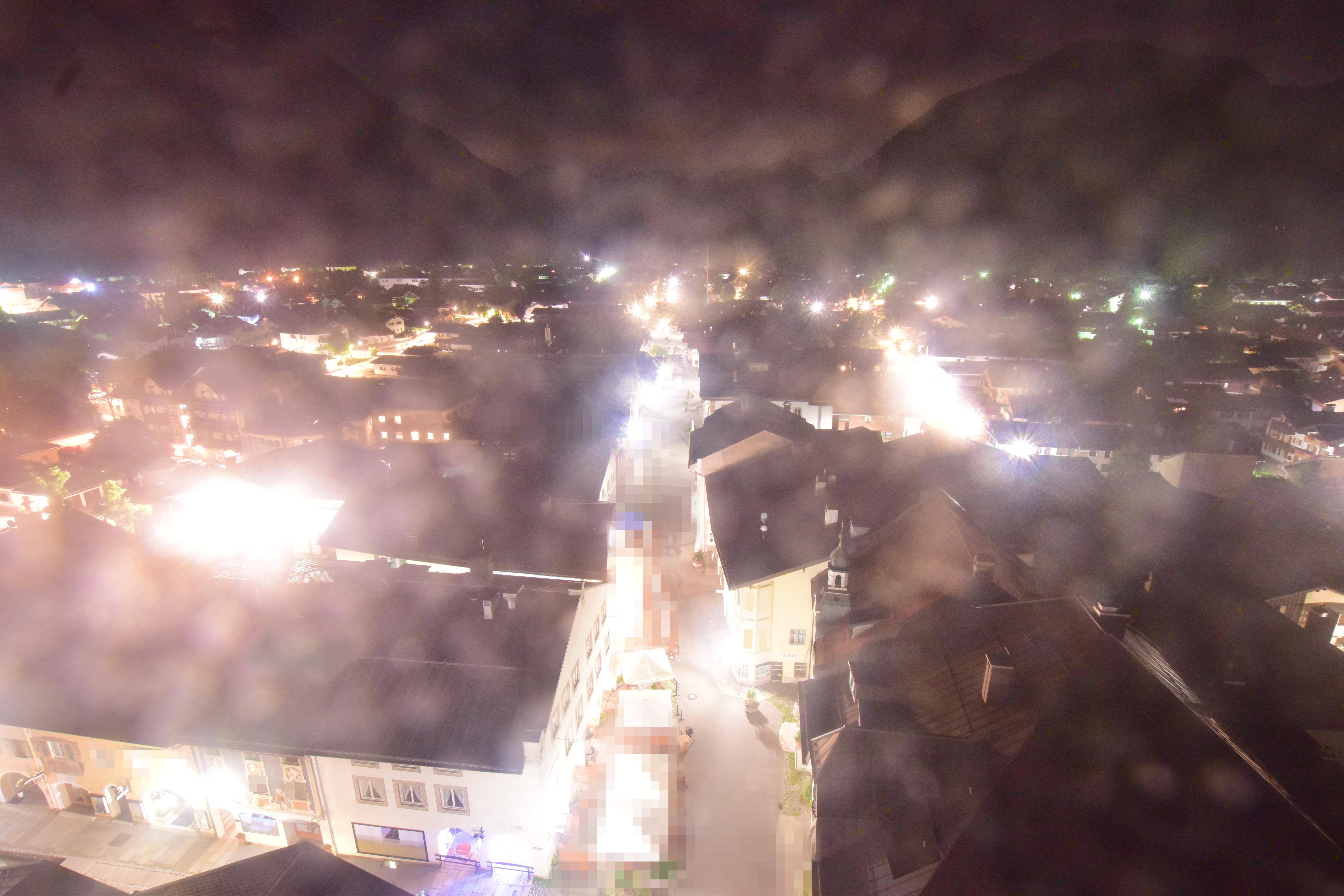 Archiv Foto Webcam Karwendel Mittenwald - Kirche