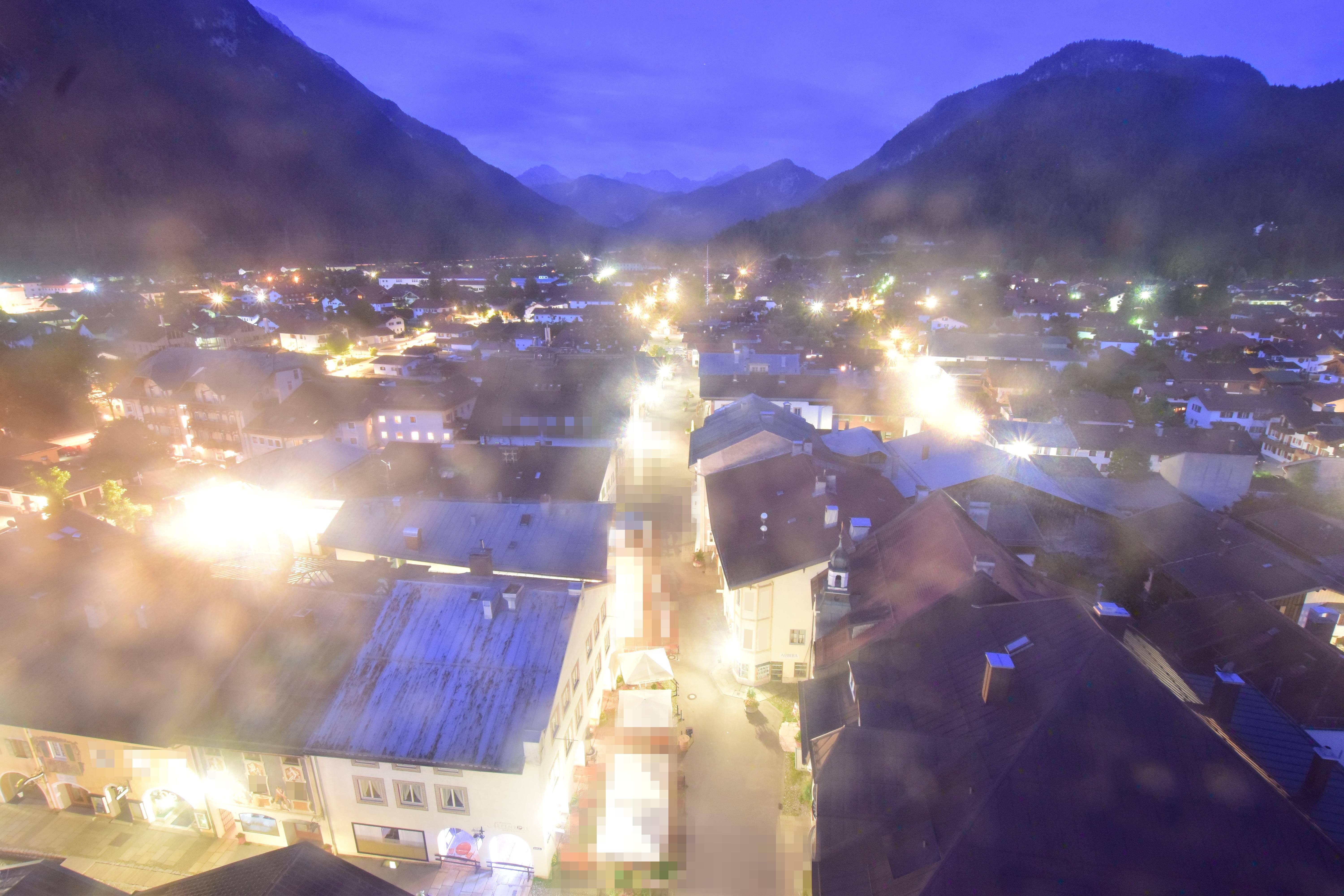 Archiv Foto Webcam Karwendel Mittenwald - Kirche