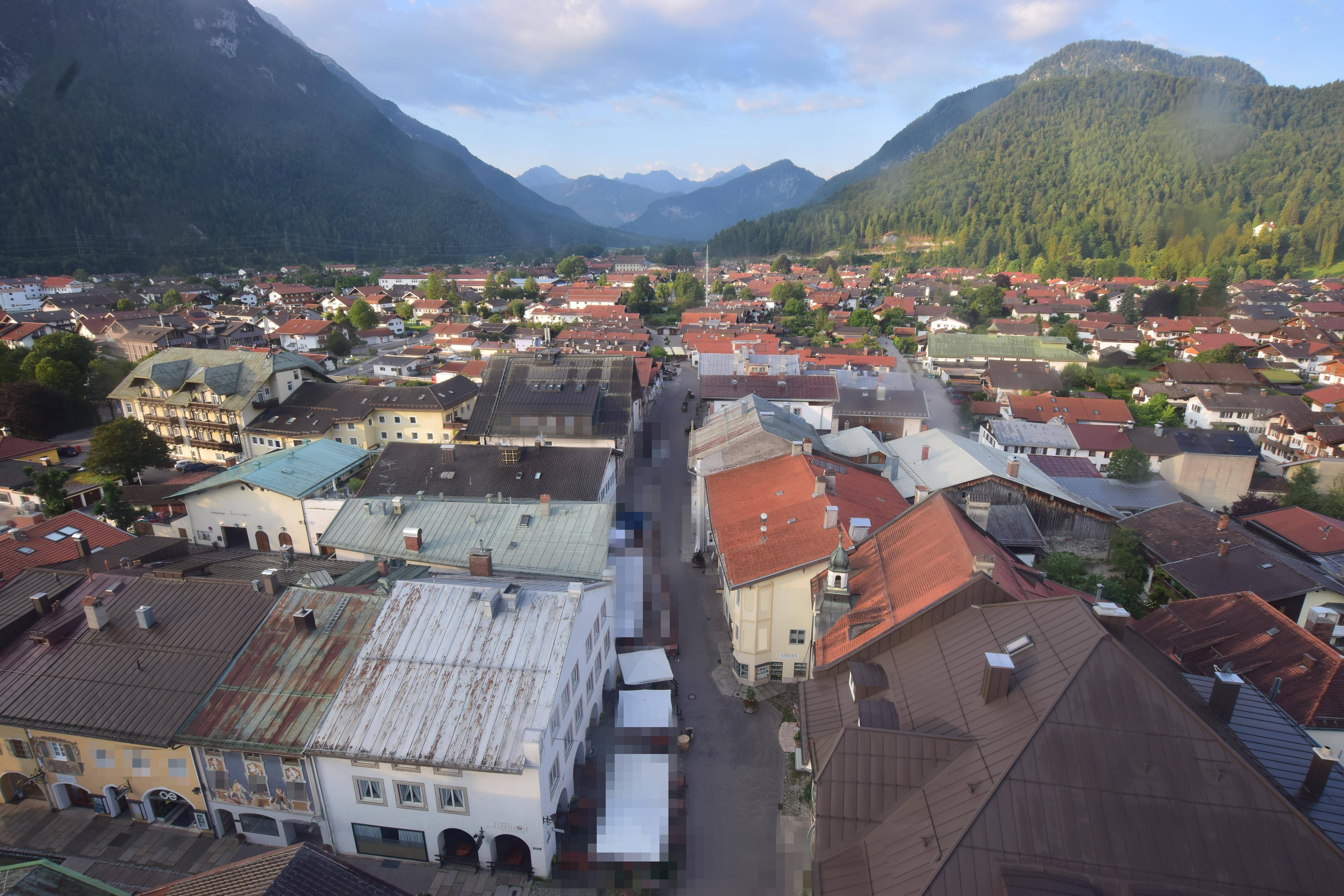 Archiv Foto Webcam Karwendel Mittenwald - Kirche