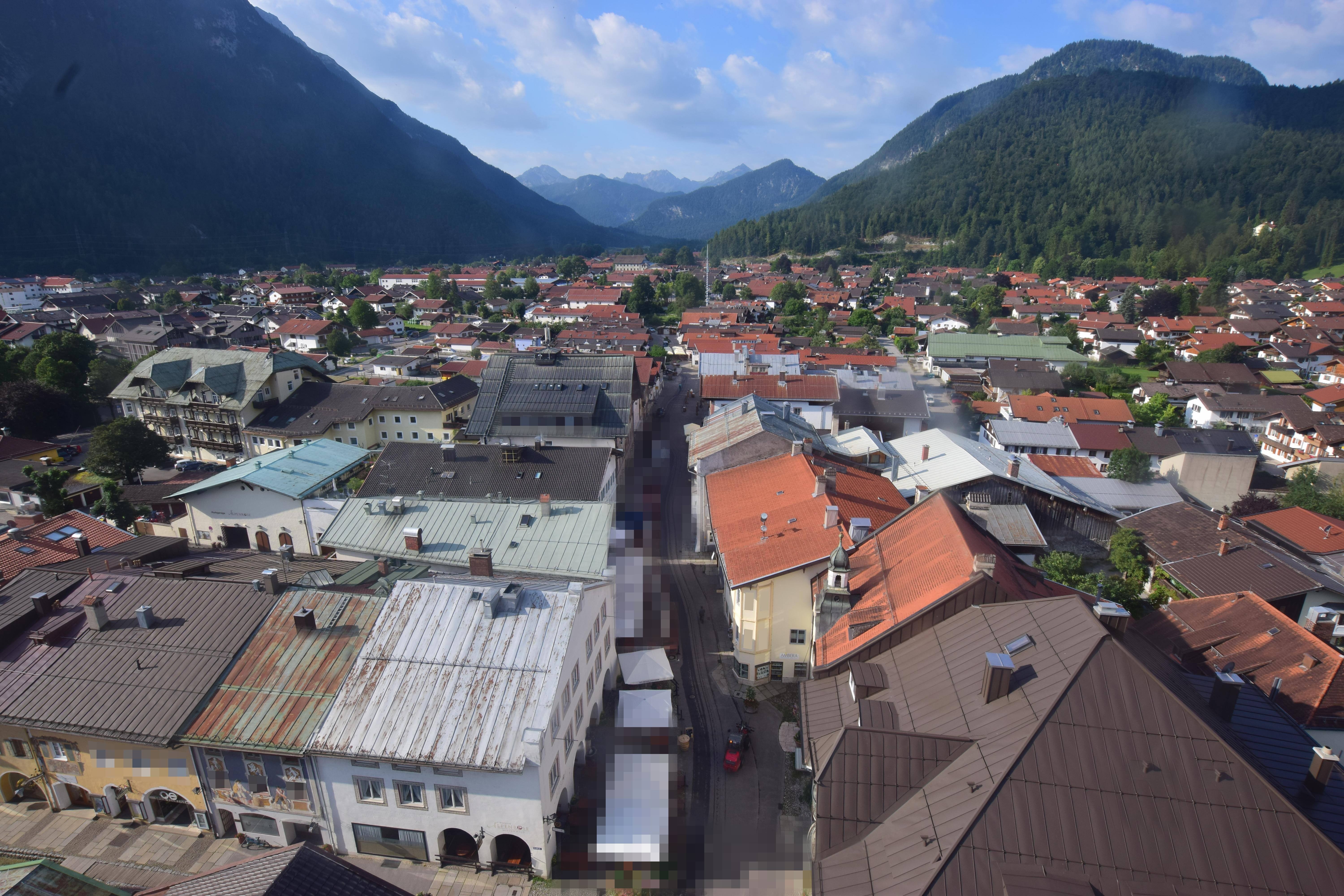 Archiv Foto Webcam Karwendel Mittenwald - Kirche