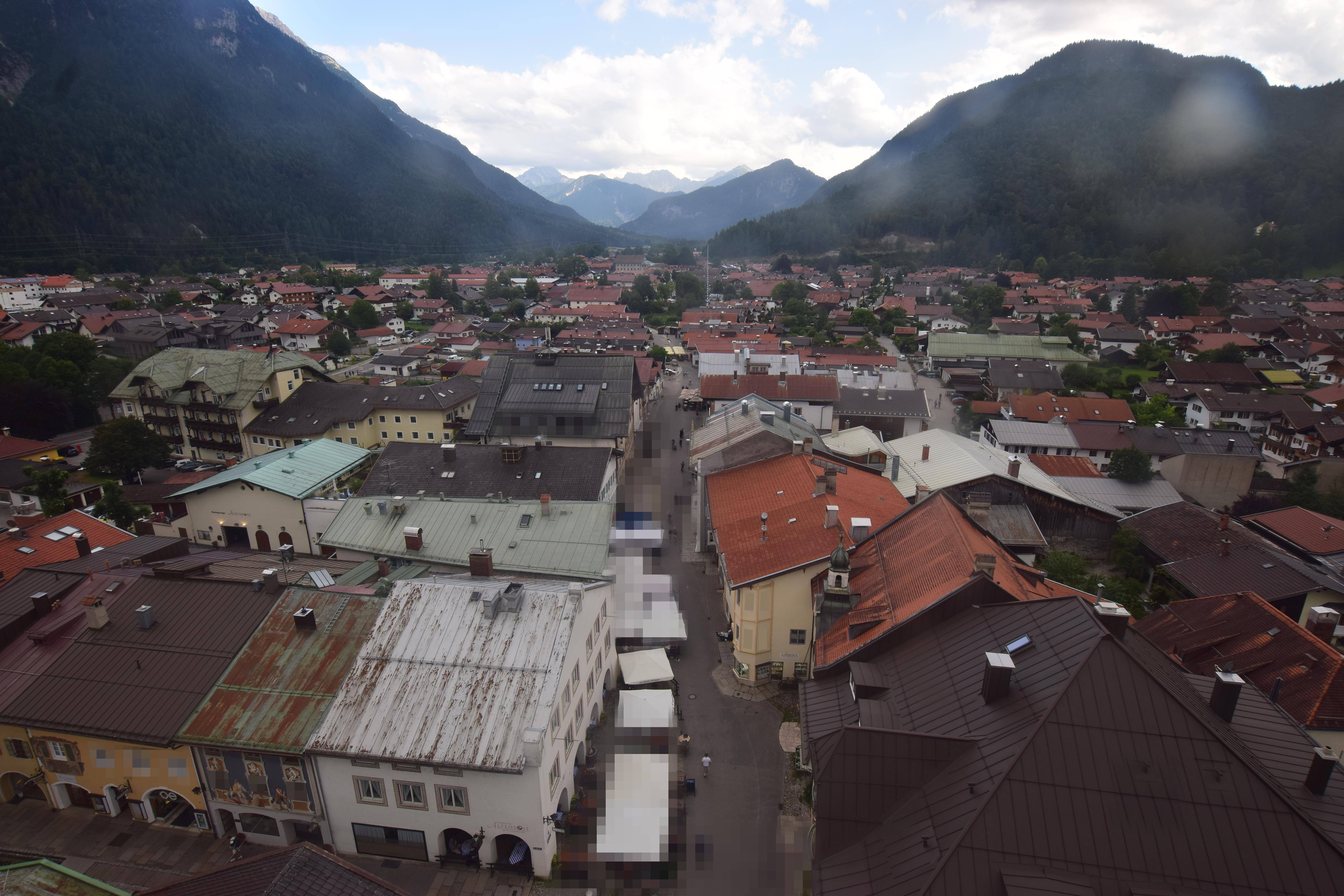 Archiv Foto Webcam Karwendel Mittenwald - Kirche
