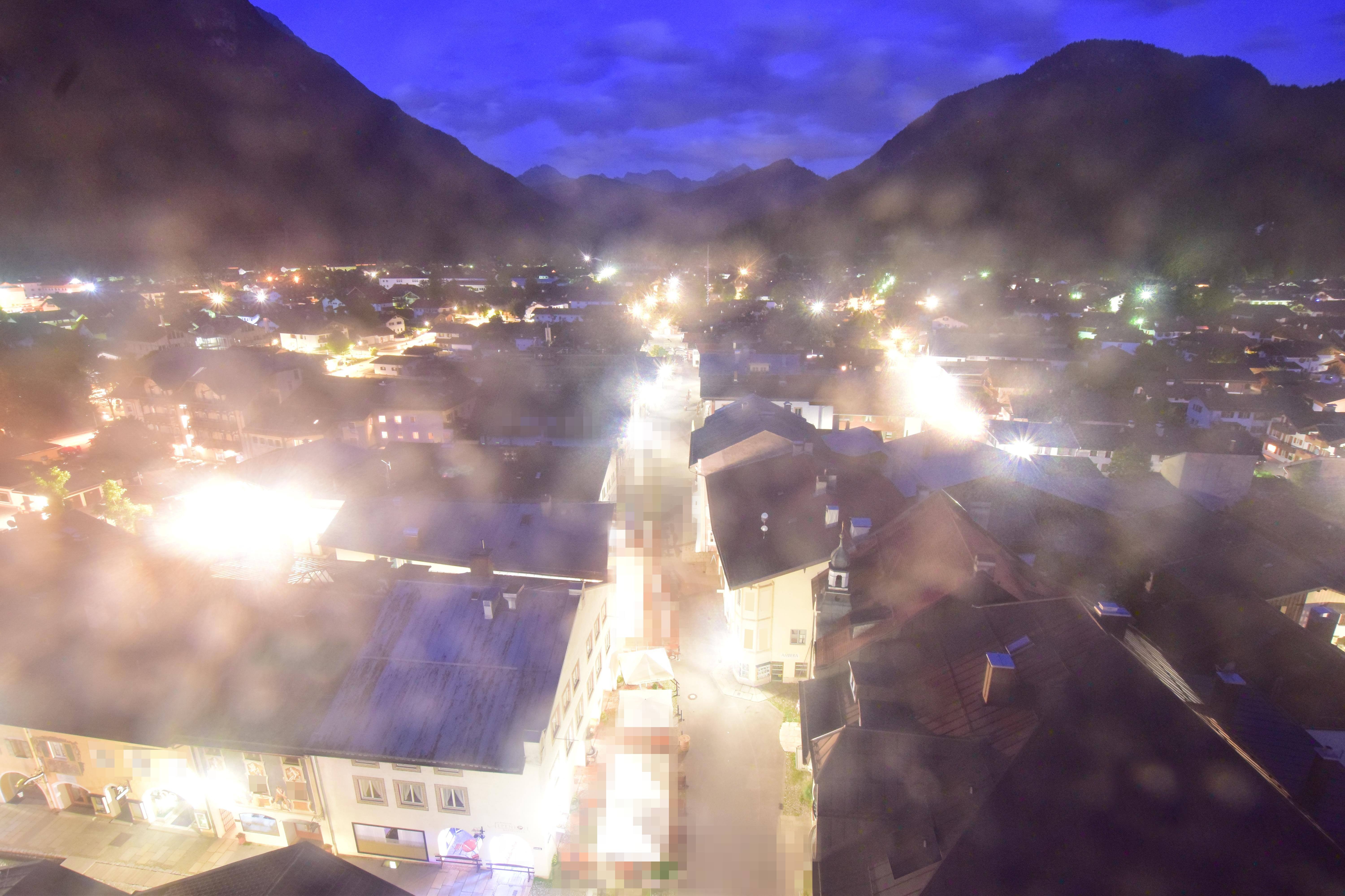 Archiv Foto Webcam Karwendel Mittenwald - Kirche