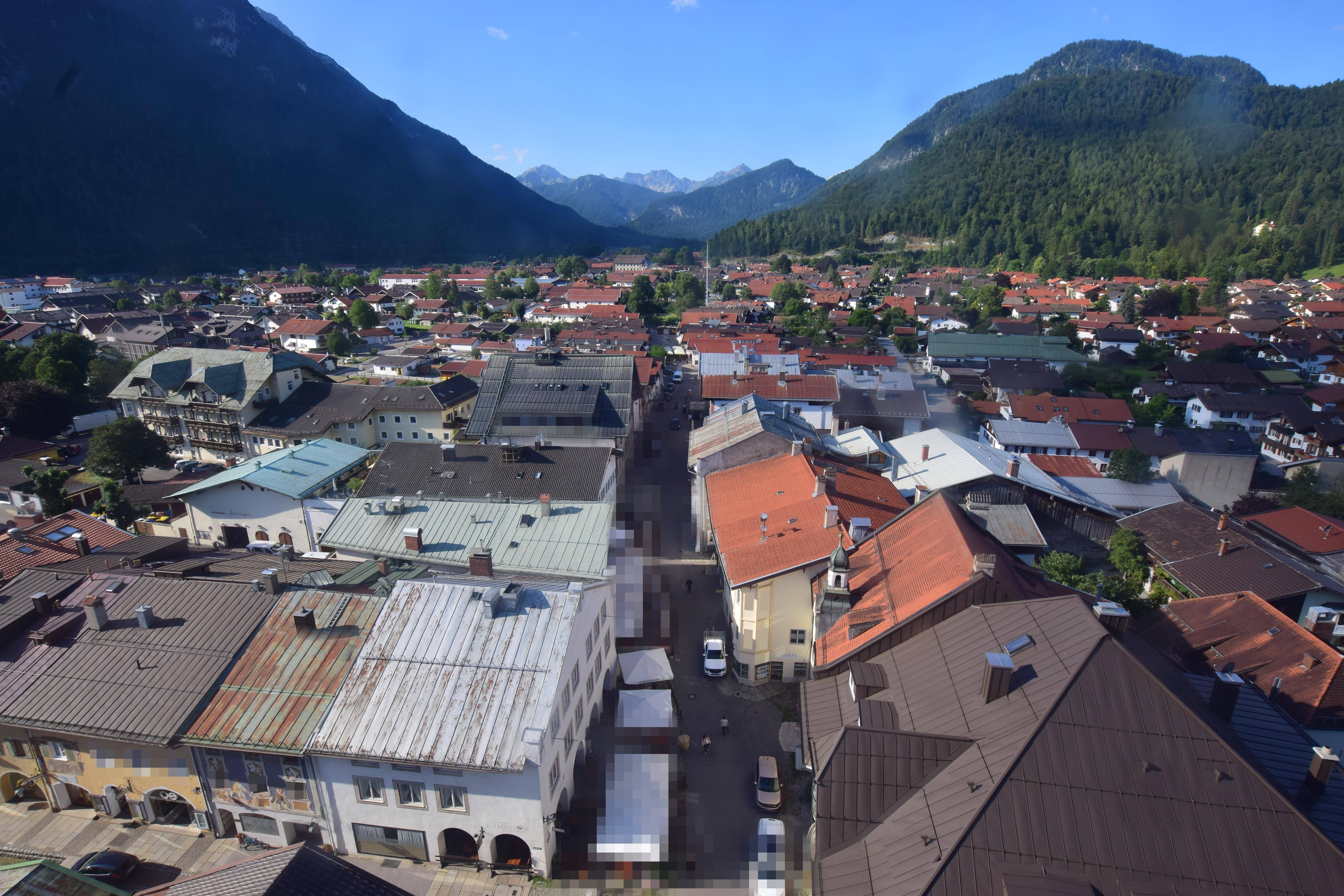 Archiv Foto Webcam Karwendel Mittenwald - Kirche