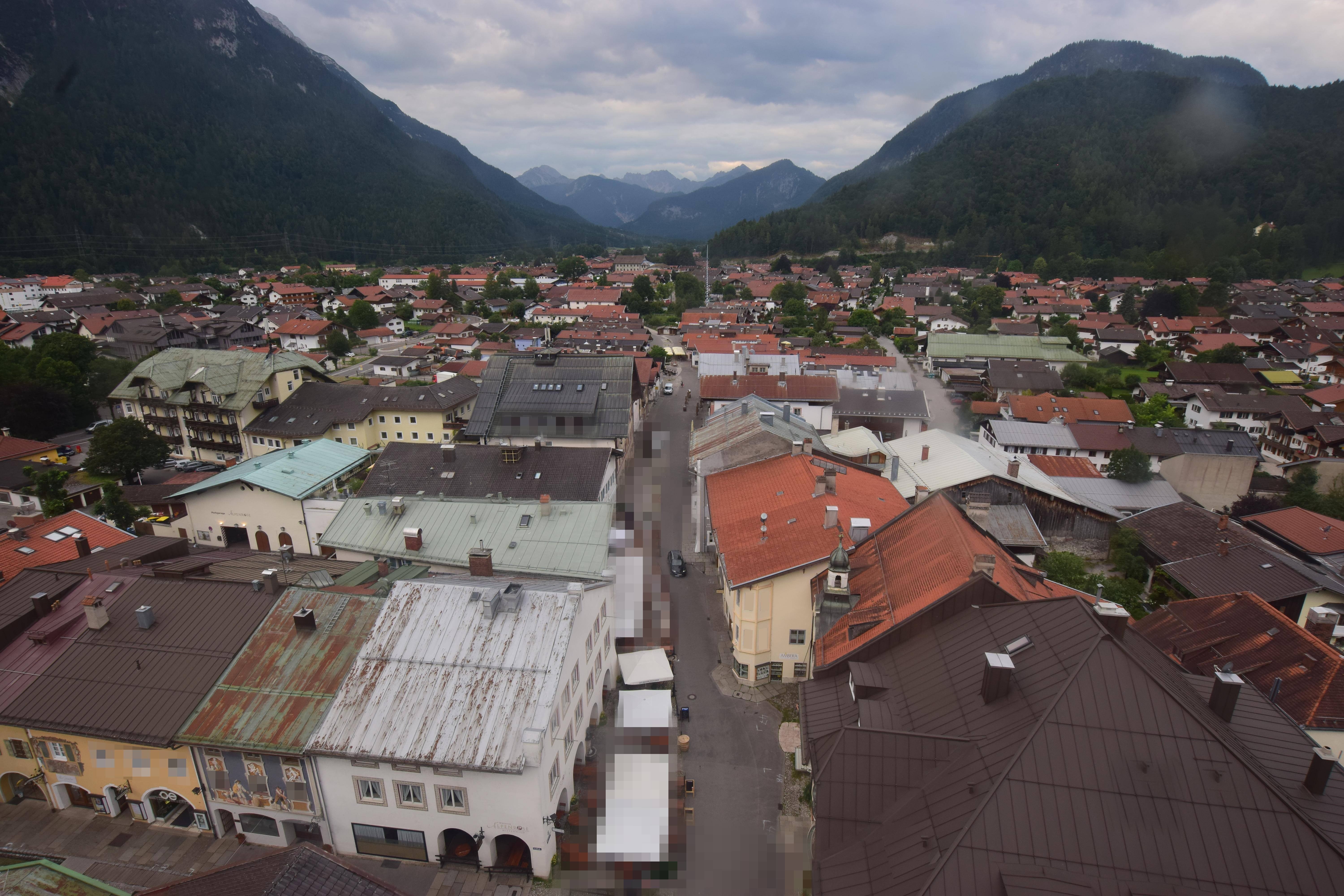Archiv Foto Webcam Karwendel Mittenwald - Kirche