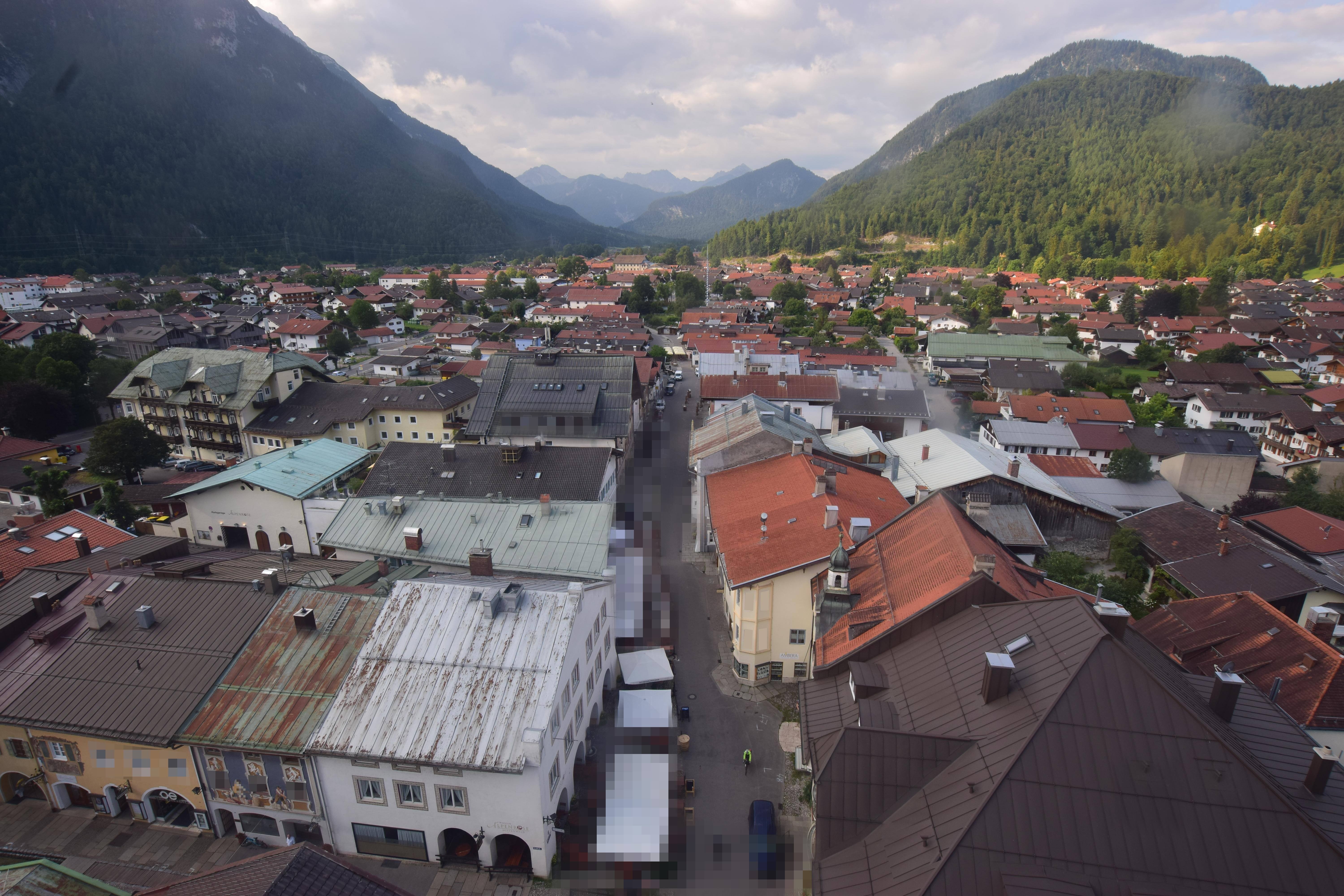 Archiv Foto Webcam Karwendel Mittenwald - Kirche