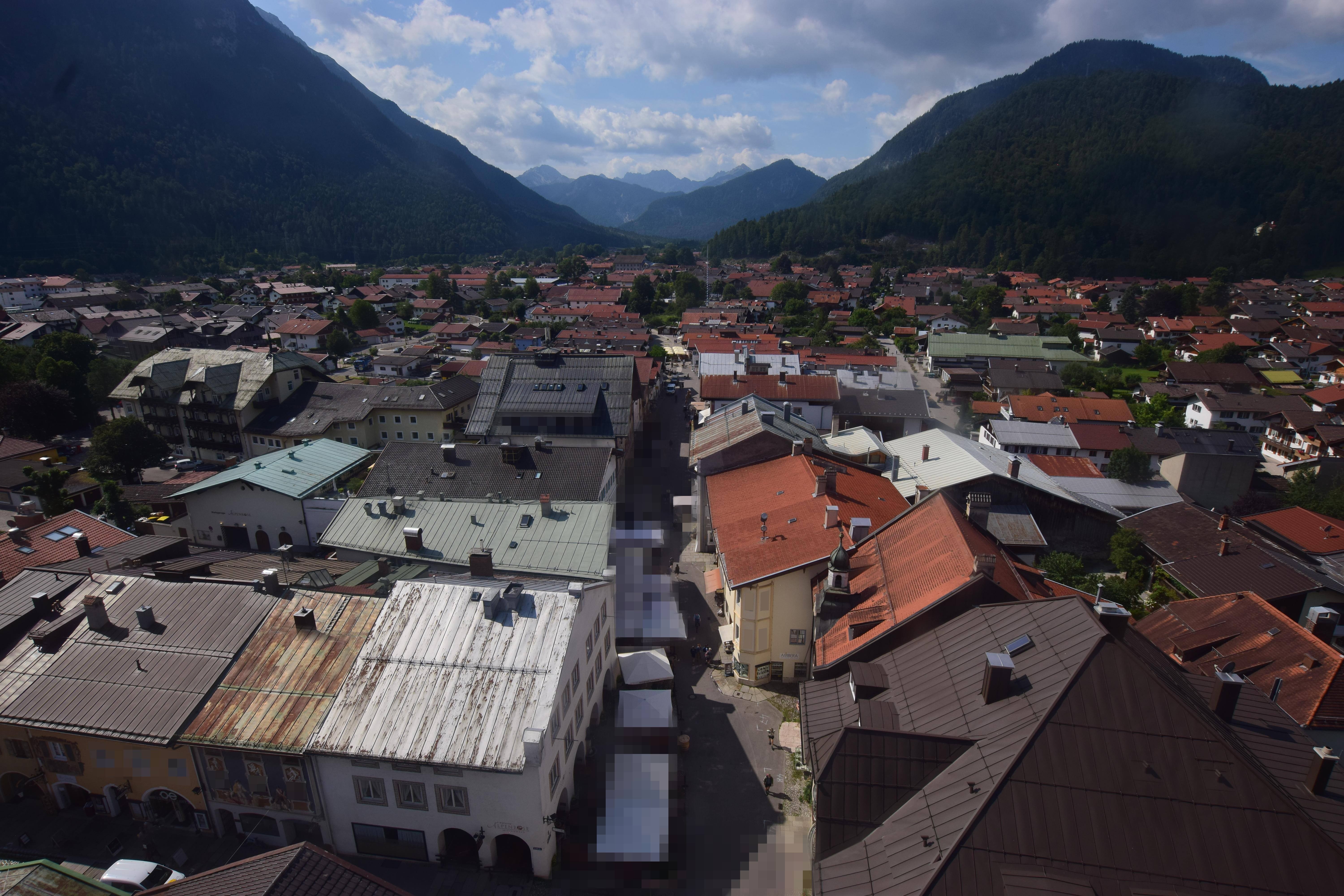 Archiv Foto Webcam Karwendel Mittenwald - Kirche