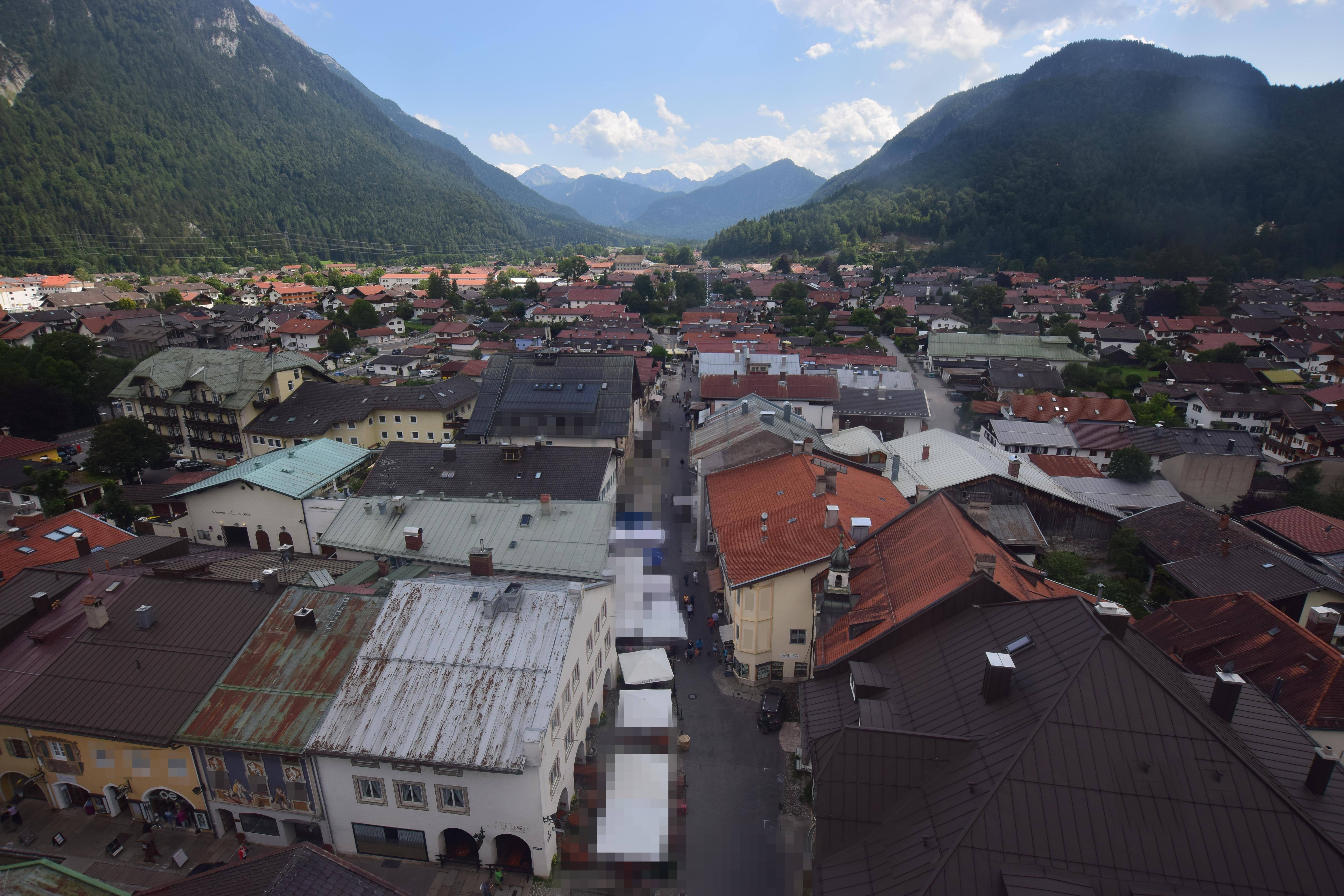 Archiv Foto Webcam Karwendel Mittenwald - Kirche