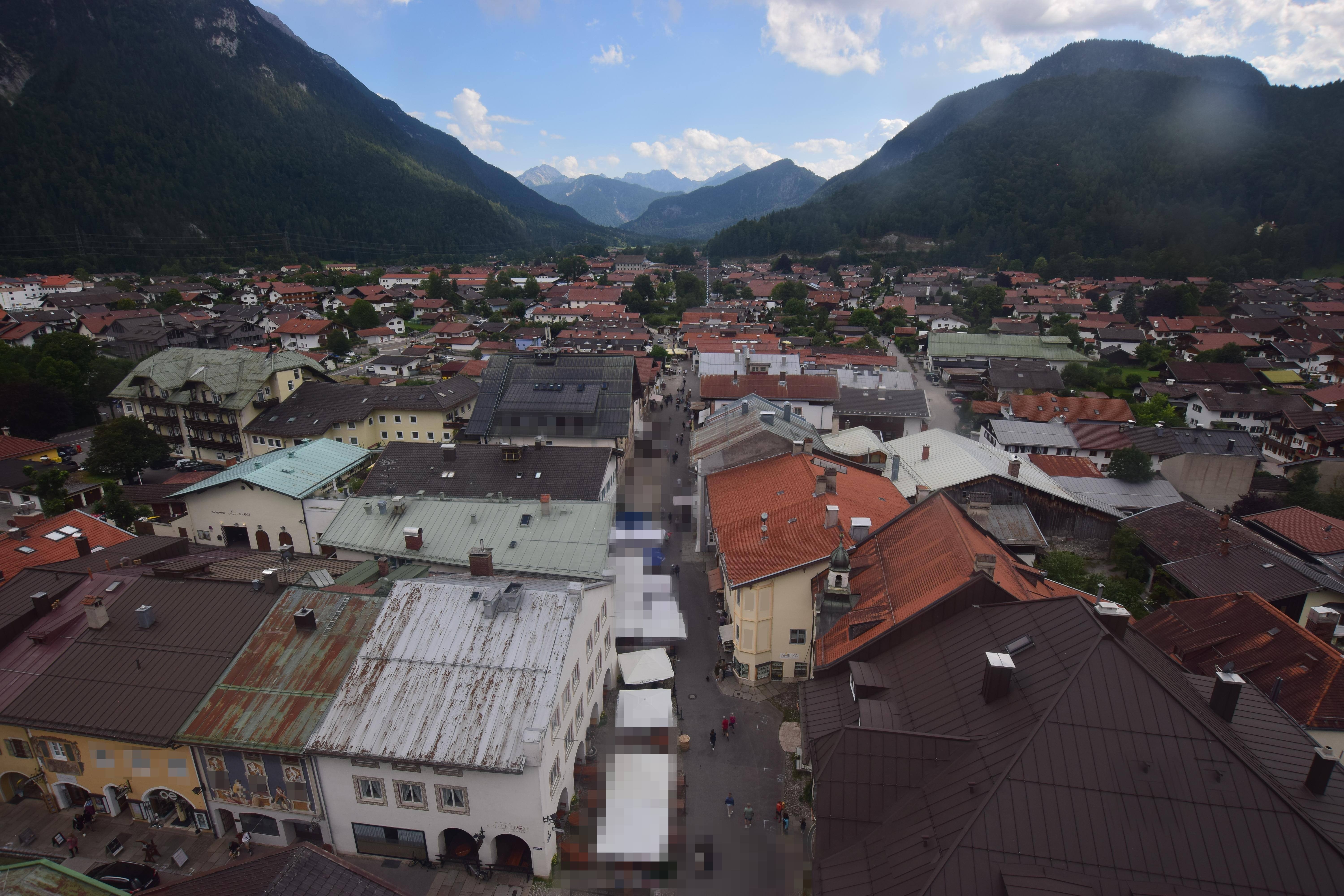Archiv Foto Webcam Karwendel Mittenwald - Kirche