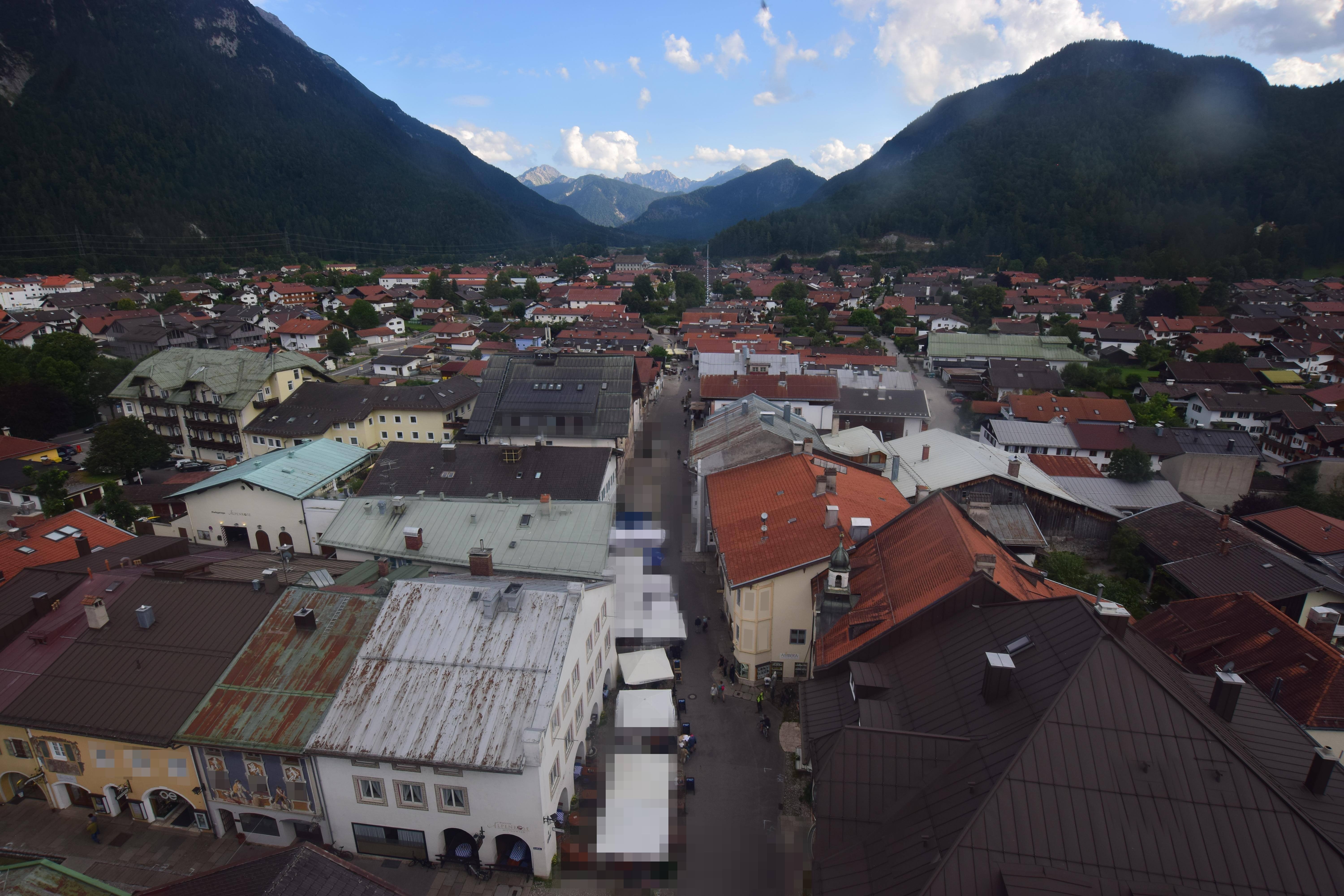 Archiv Foto Webcam Karwendel Mittenwald - Kirche