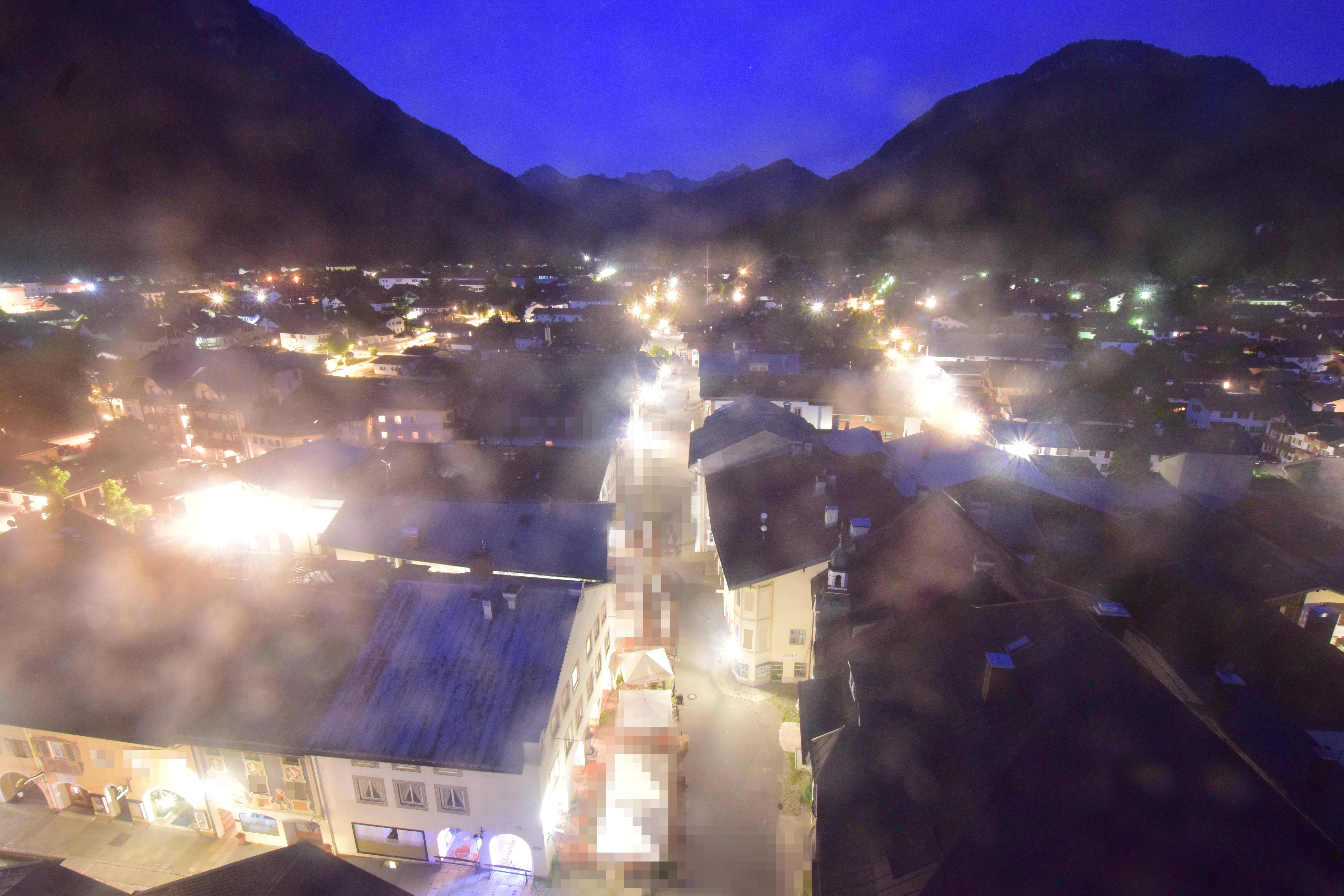 Archiv Foto Webcam Karwendel Mittenwald - Kirche