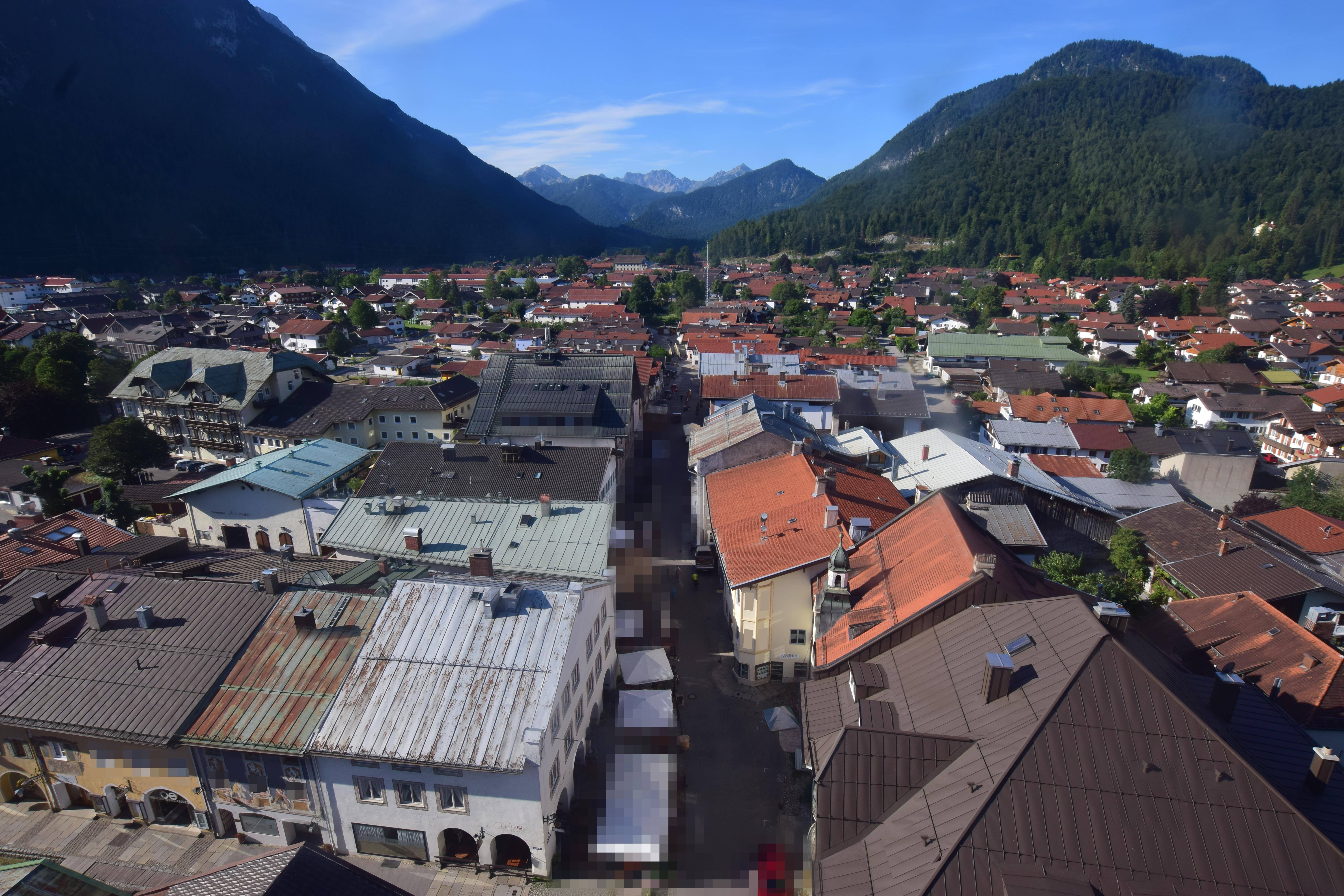 Archiv Foto Webcam Karwendel Mittenwald - Kirche