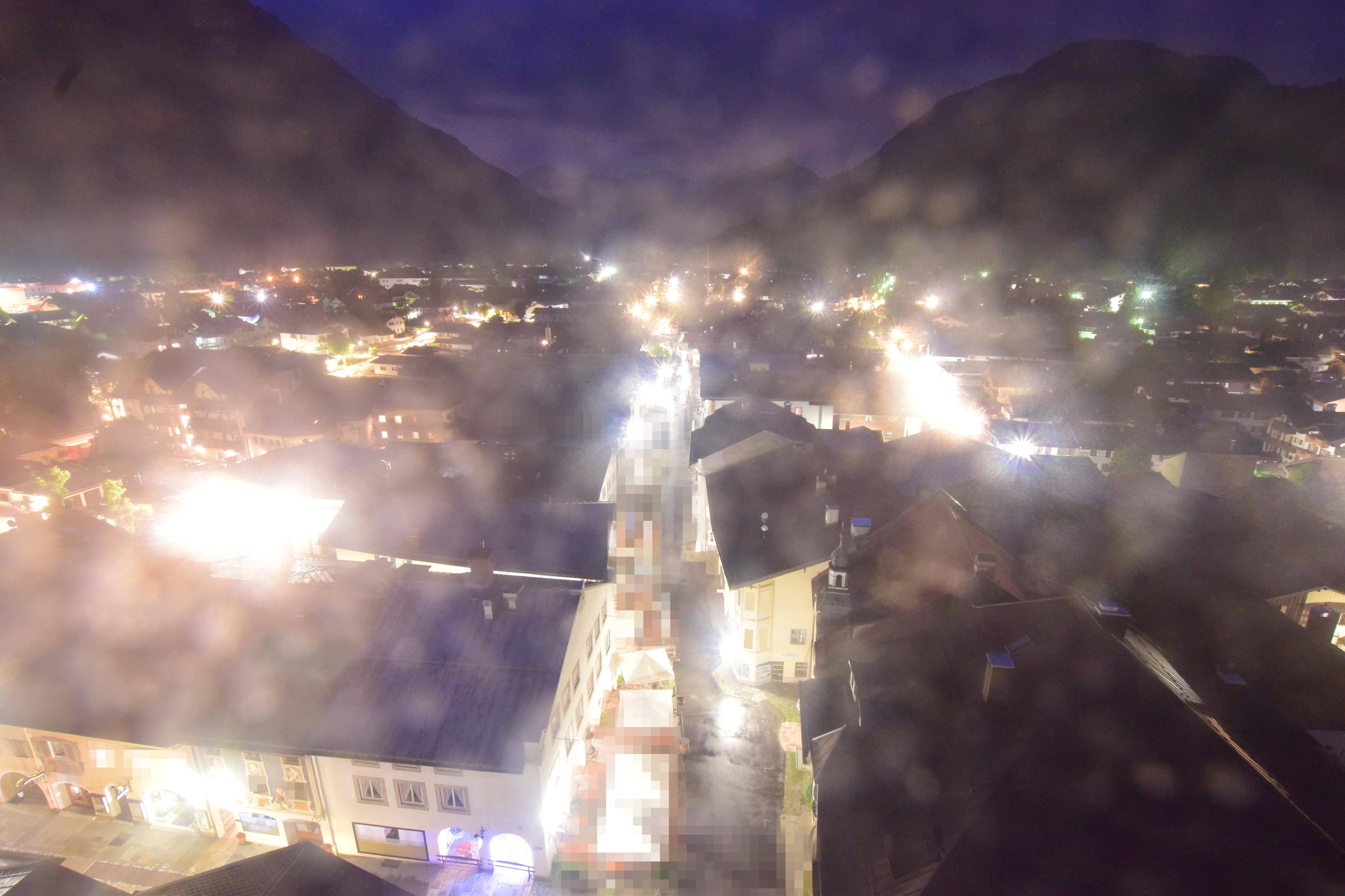 Archiv Foto Webcam Karwendel Mittenwald - Kirche