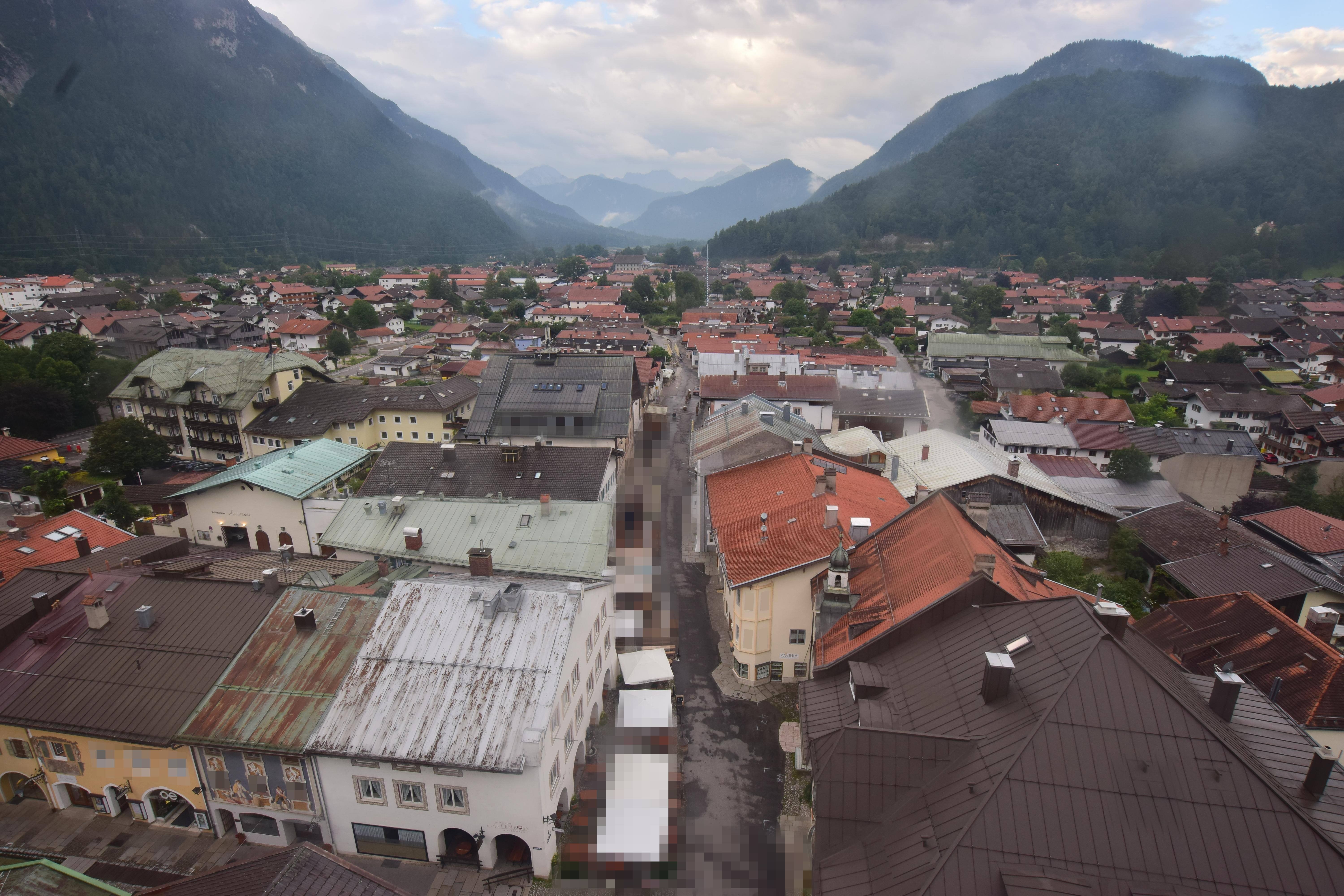 Archiv Foto Webcam Karwendel Mittenwald - Kirche