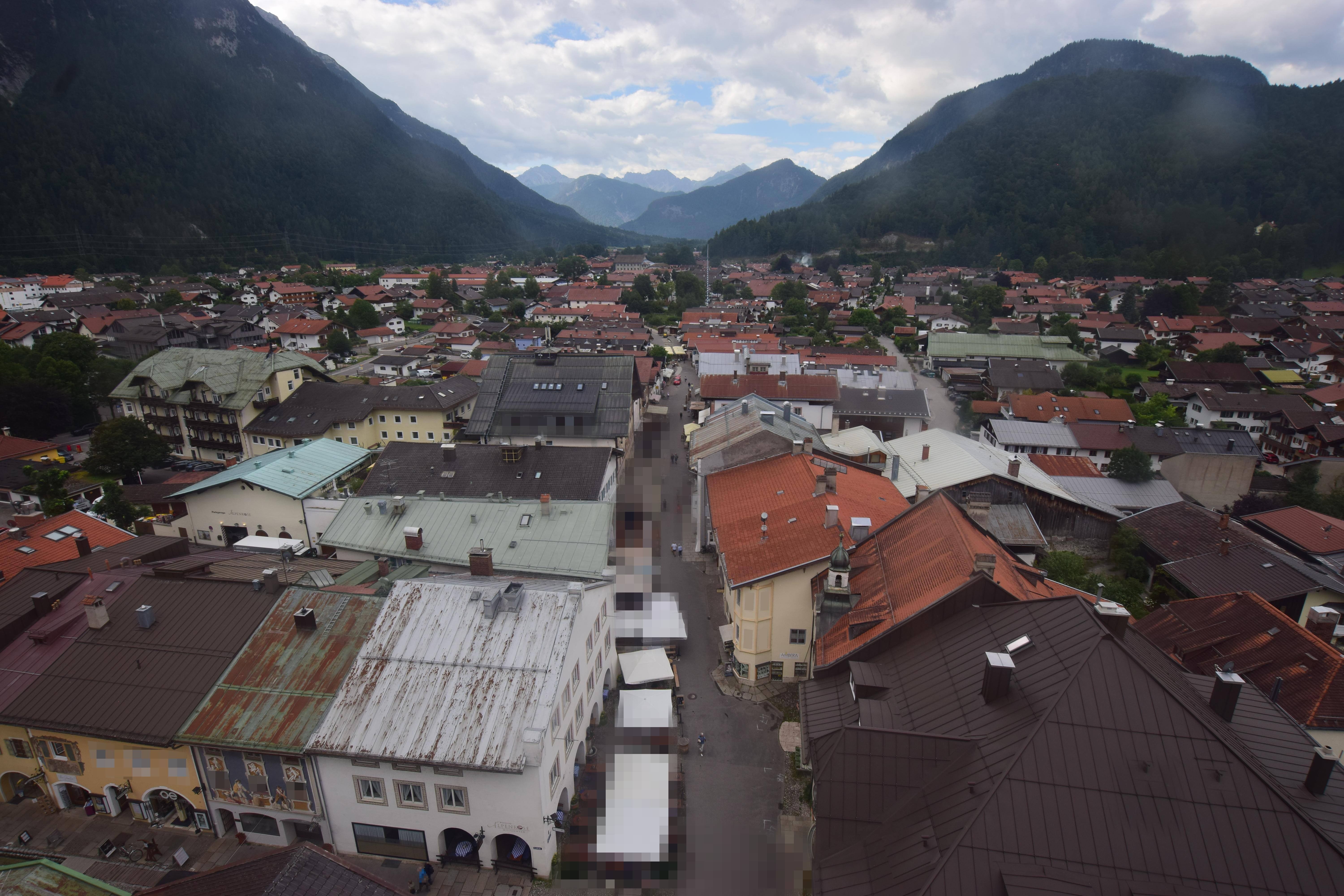 Archiv Foto Webcam Karwendel Mittenwald - Kirche