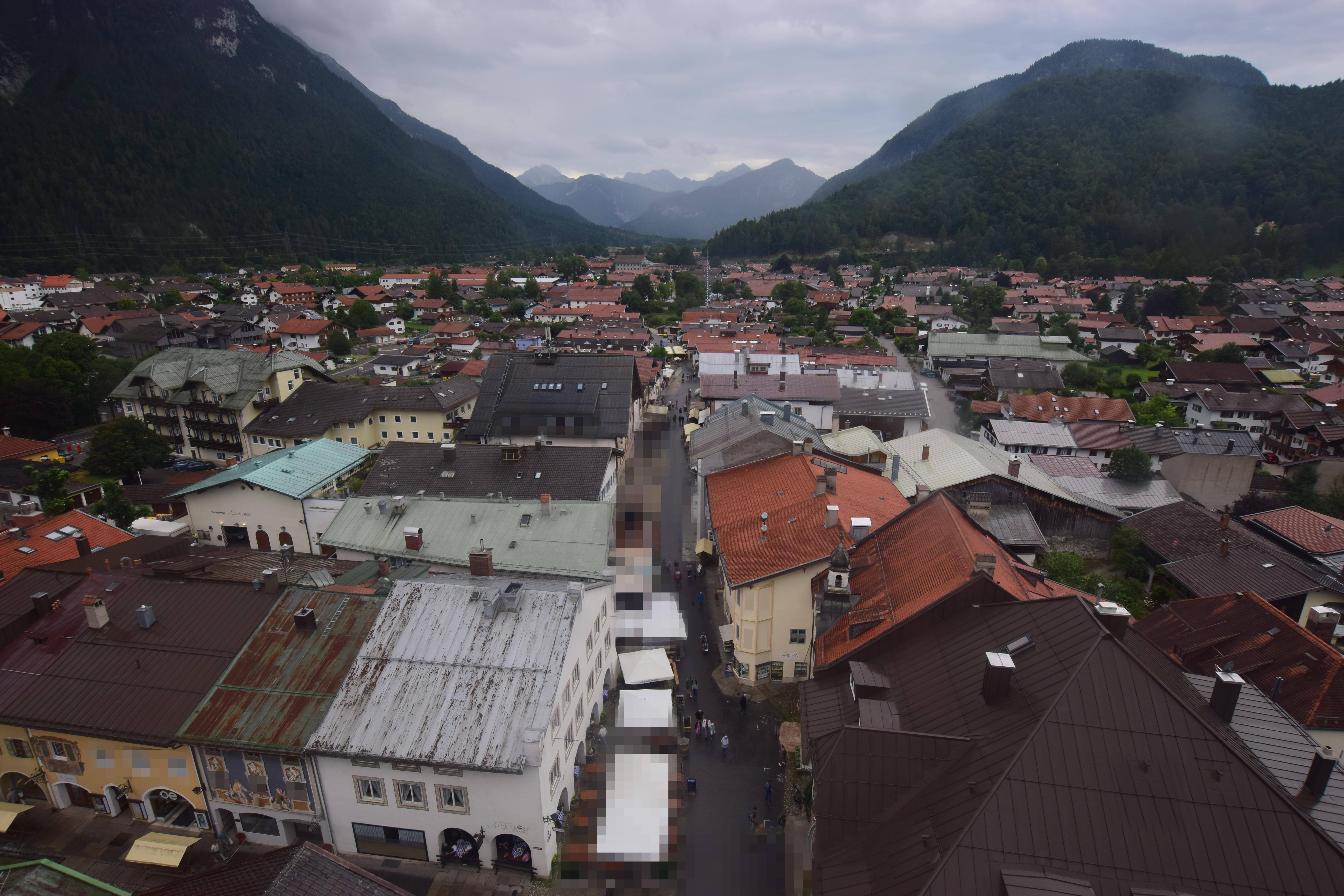 Archiv Foto Webcam Karwendel Mittenwald - Kirche