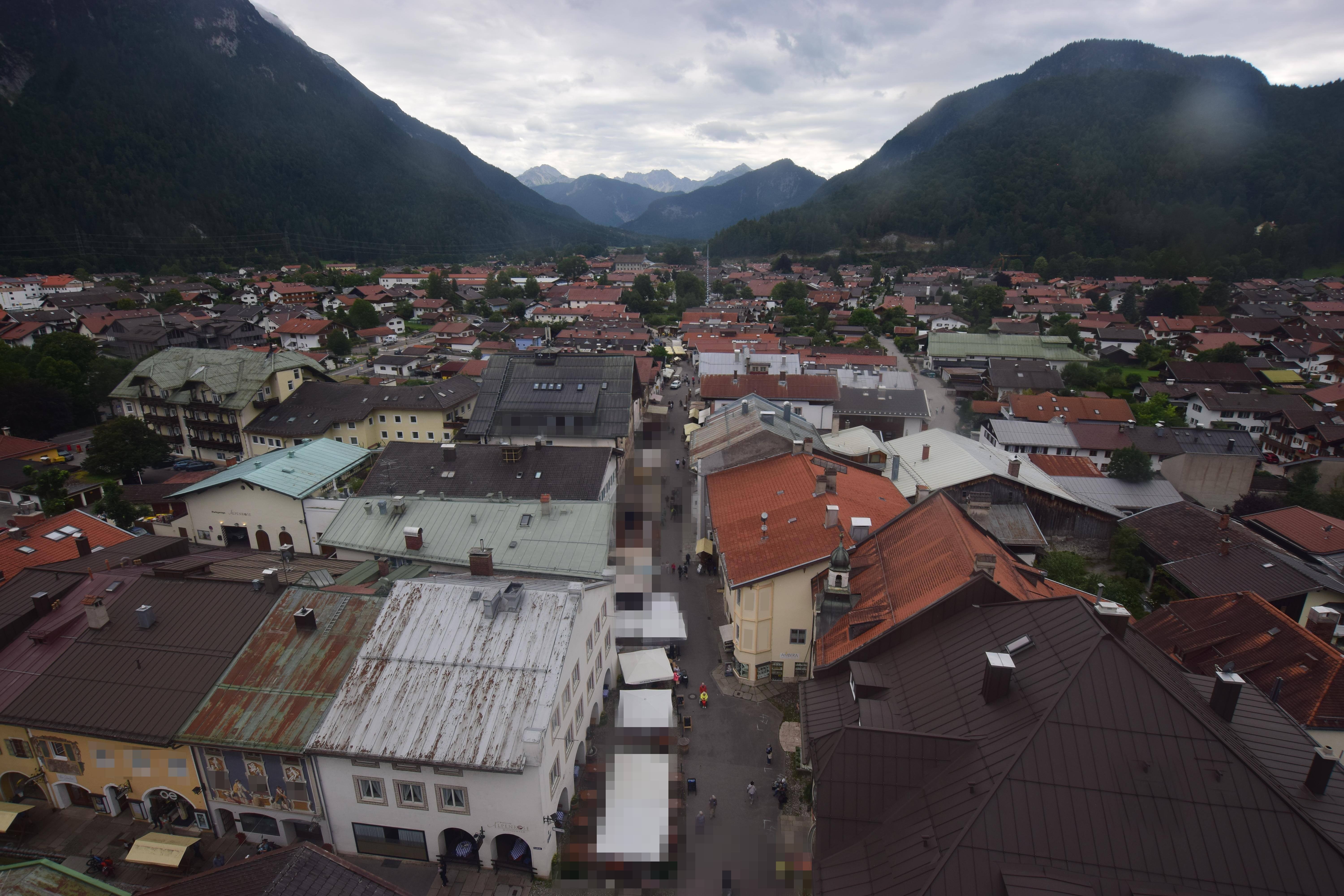 Archiv Foto Webcam Karwendel Mittenwald - Kirche