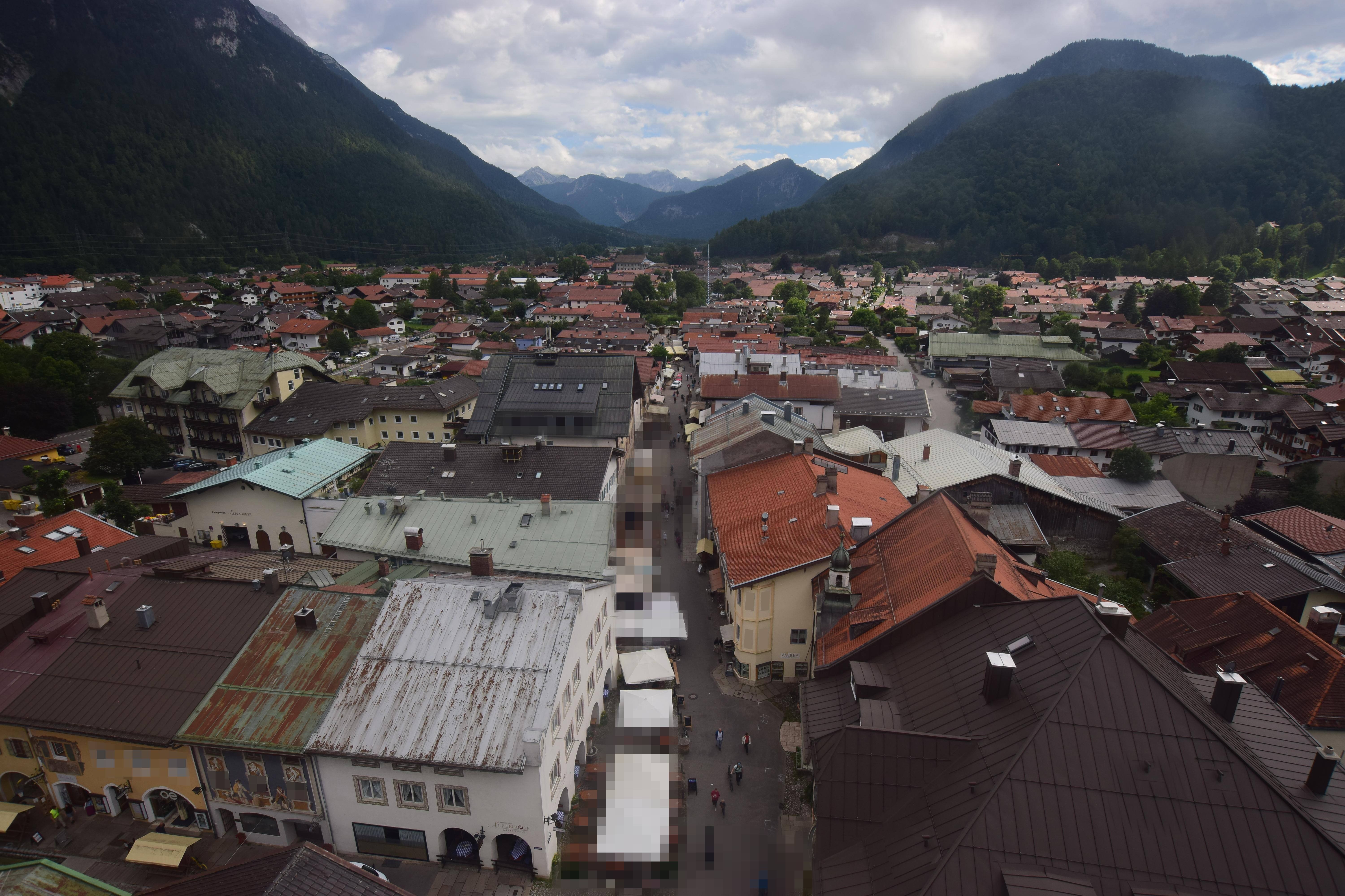 Archiv Foto Webcam Karwendel Mittenwald - Kirche