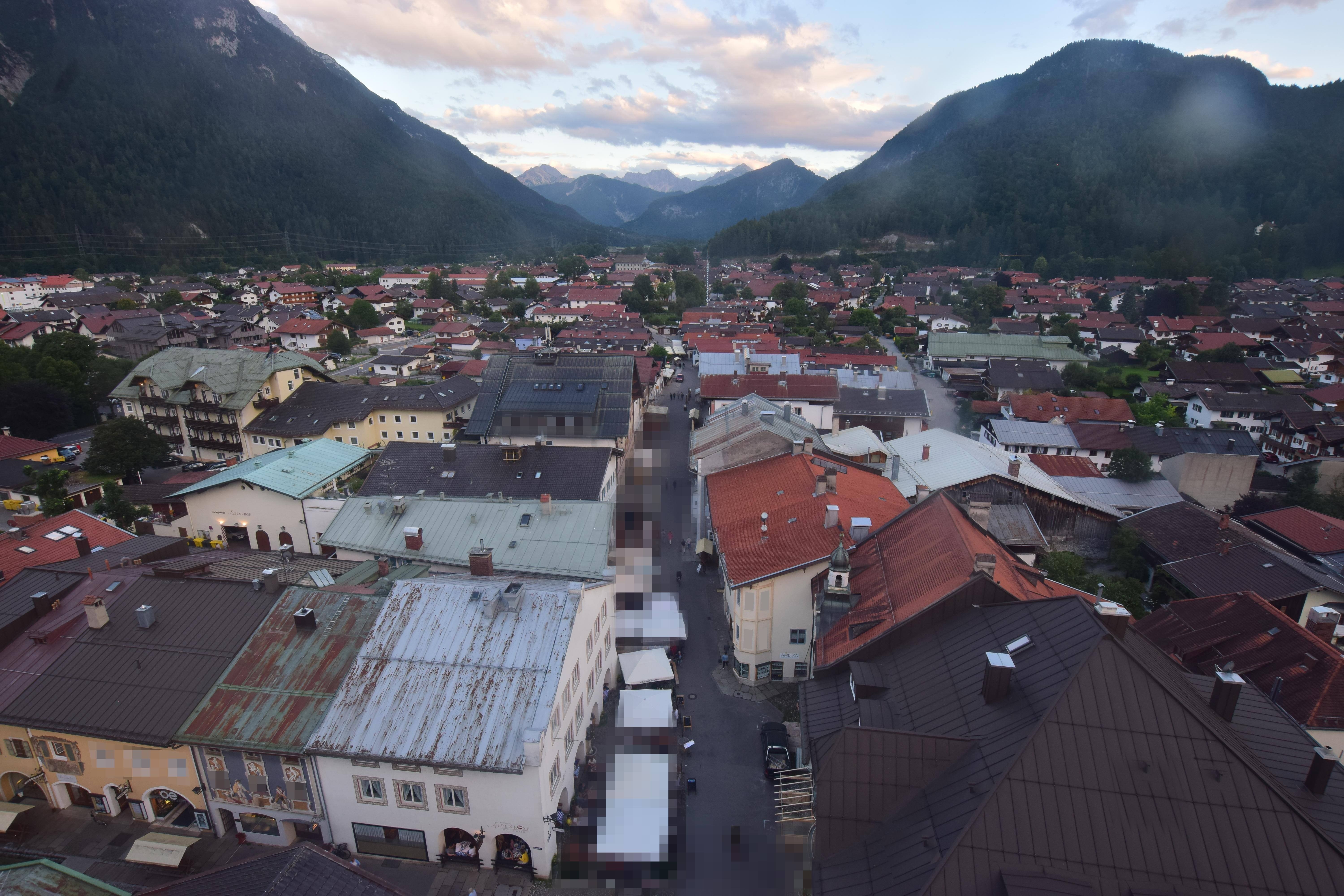 Archiv Foto Webcam Karwendel Mittenwald - Kirche