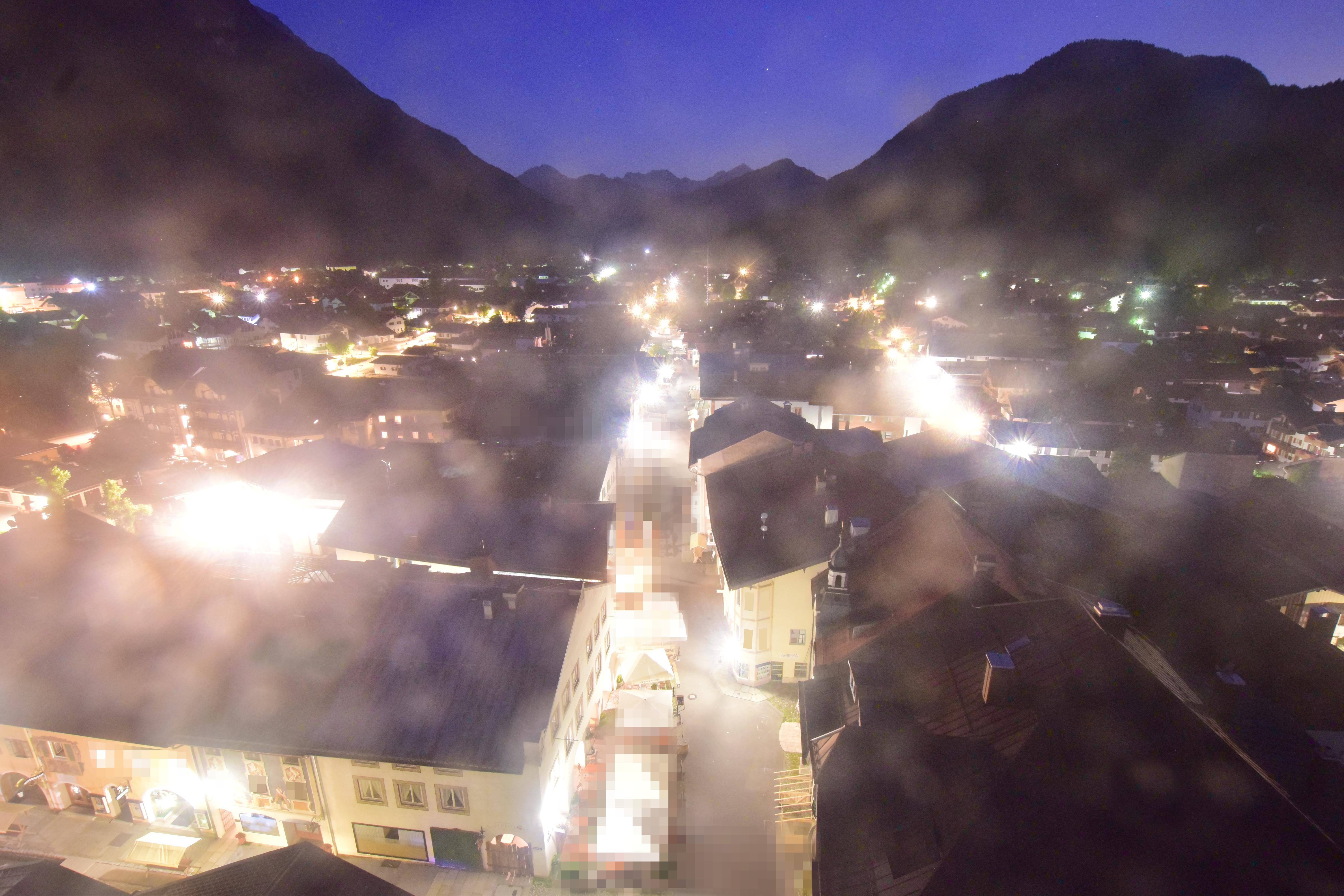 Archiv Foto Webcam Karwendel Mittenwald - Kirche